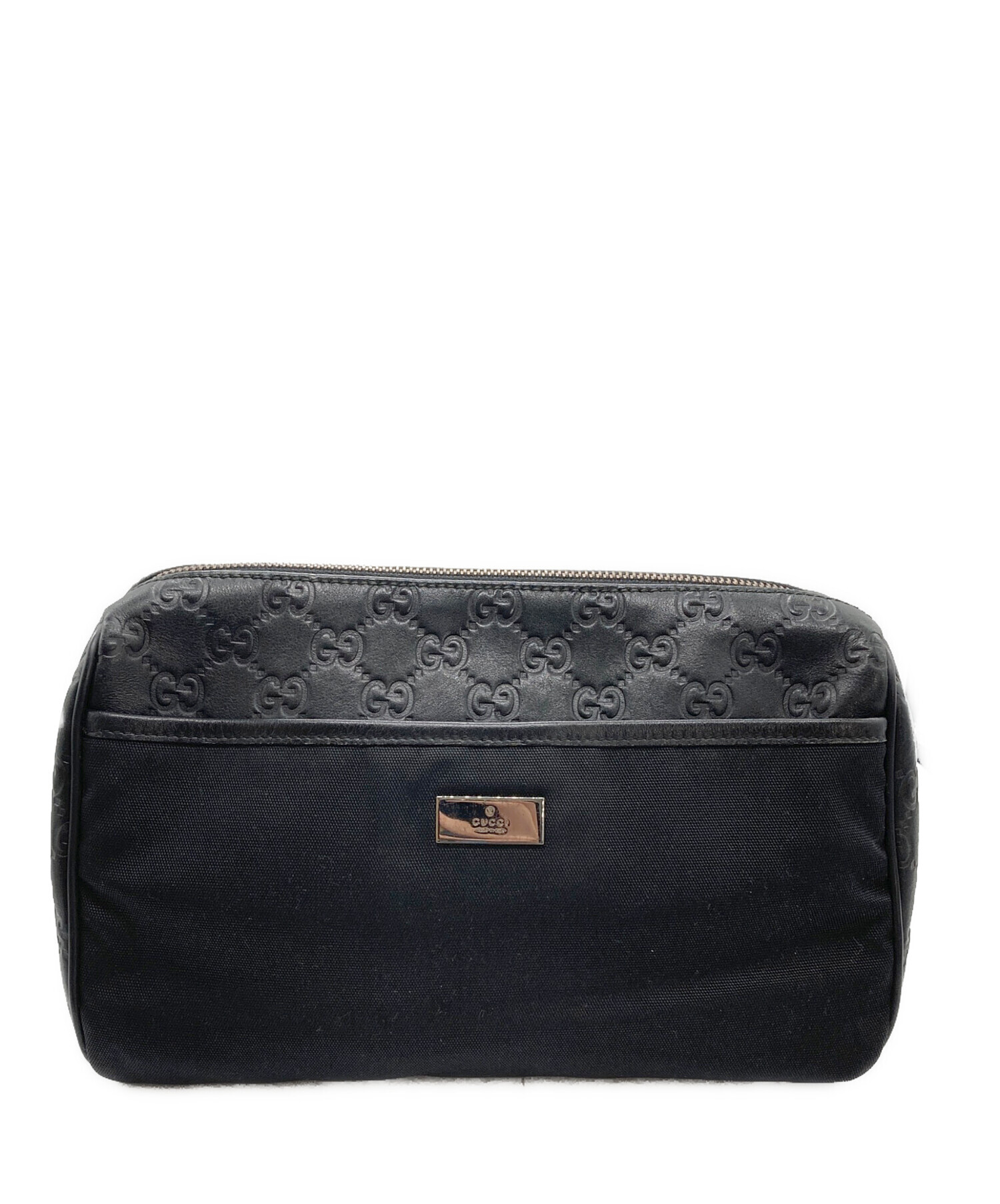 正規品 GUCCI グッチ セカンドバッグ 黒 中古・古着通販】GUCCI (グッチ) セカンドバッグ ブラック｜ブランド
