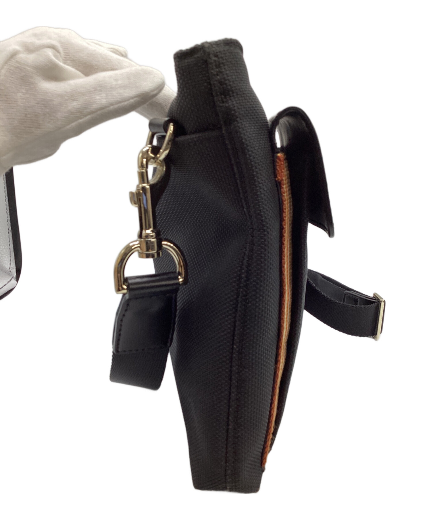 Paul Smith ポールスミス　マルチストライプ　レザー　ナイロンポケット 中古・古着通販】Paul Smith (ポールスミス) マルチストライプナイロン