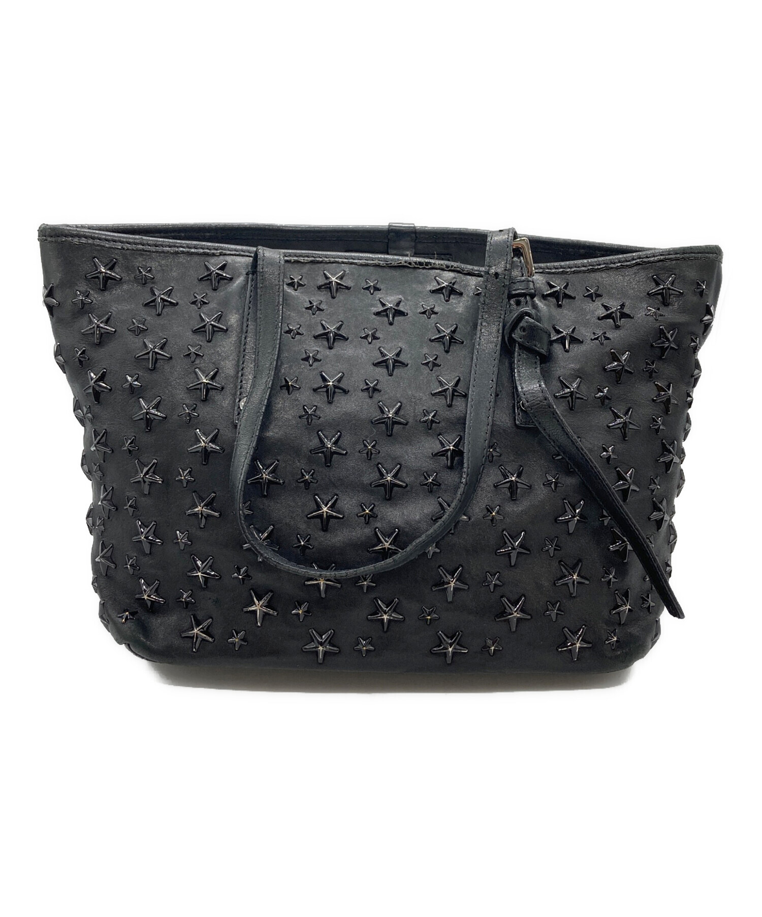 中古・古着通販】JIMMY CHOO (ジミーチュウ) スタッズトートバッグ