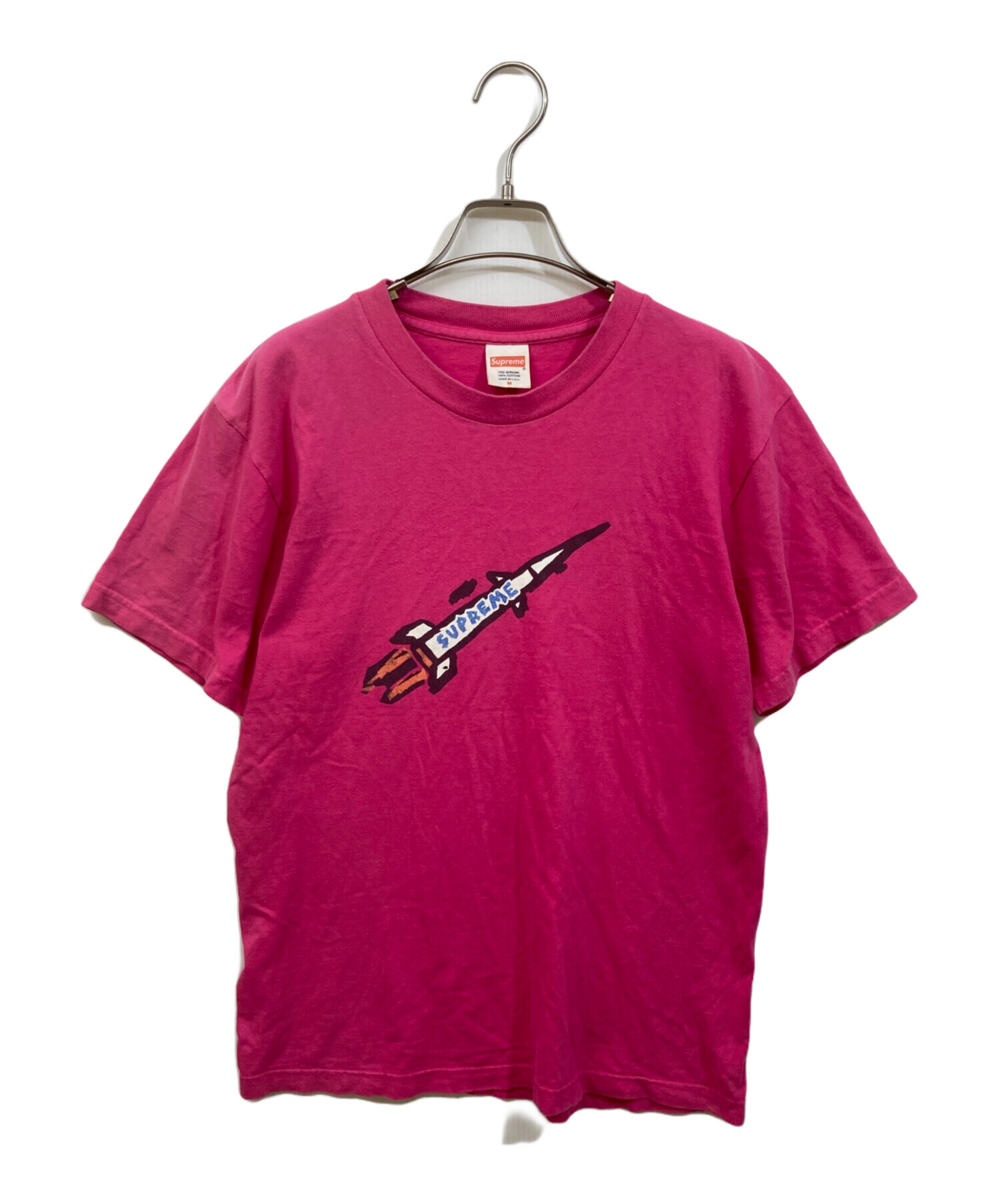 中古・古着通販】Supreme (シュプリーム) プリントTシャツ ピンク