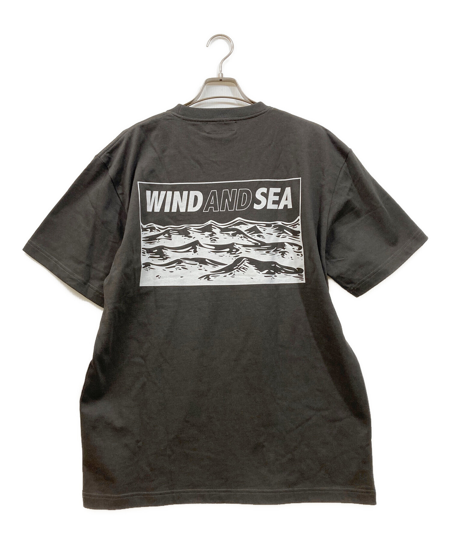WIND AND SEA ウィンダンシー 小物類（その他） - 黒等 【古着】【中古】 中古・古着通販】WIND AND SEA (ウィンダンシー) ロゴTシャツ グレー