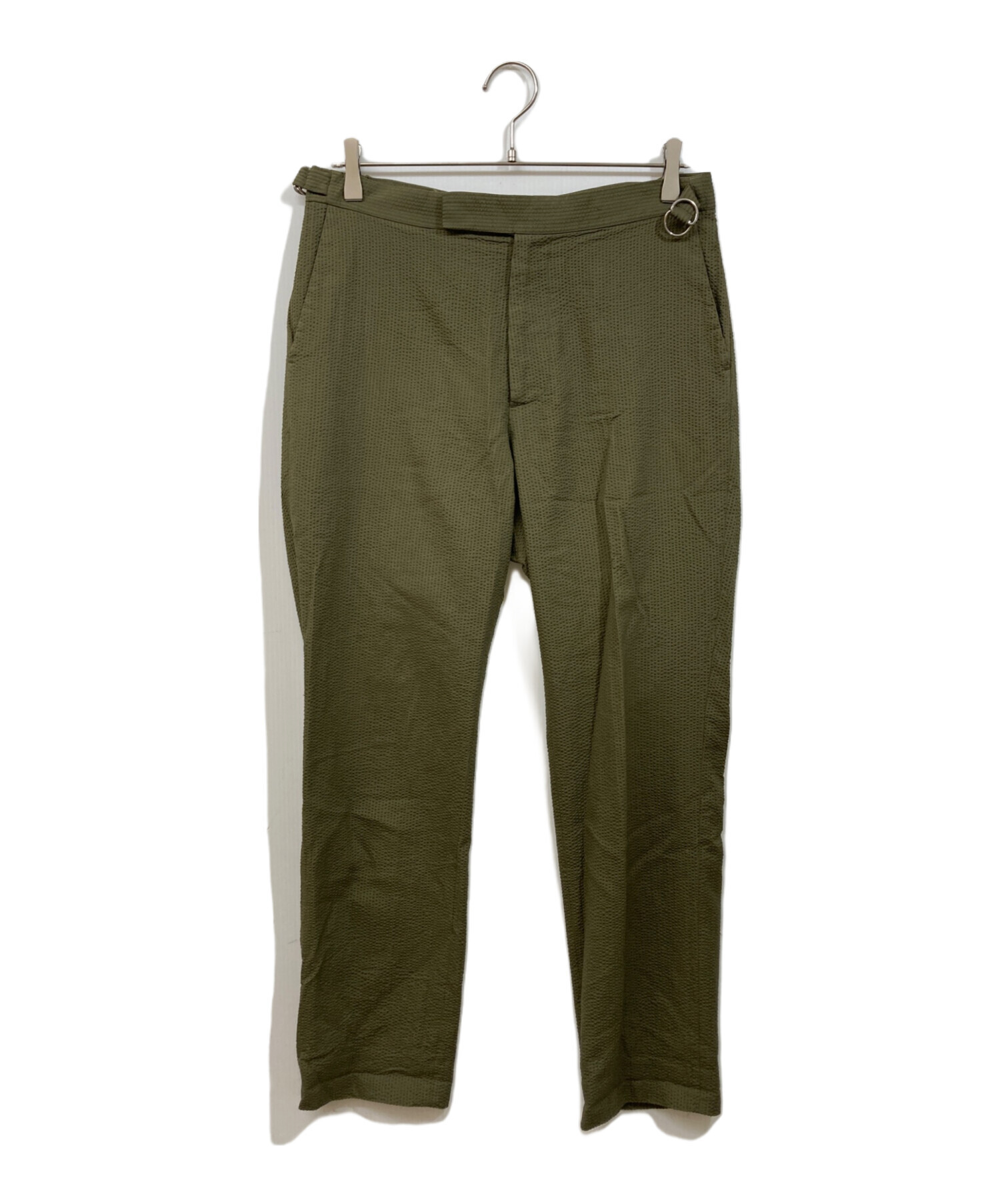 AURALEE コットンシルクフィールドパンツ 中古・古着通販】AURALEE (オーラリー) シルクシアサッカースラックス