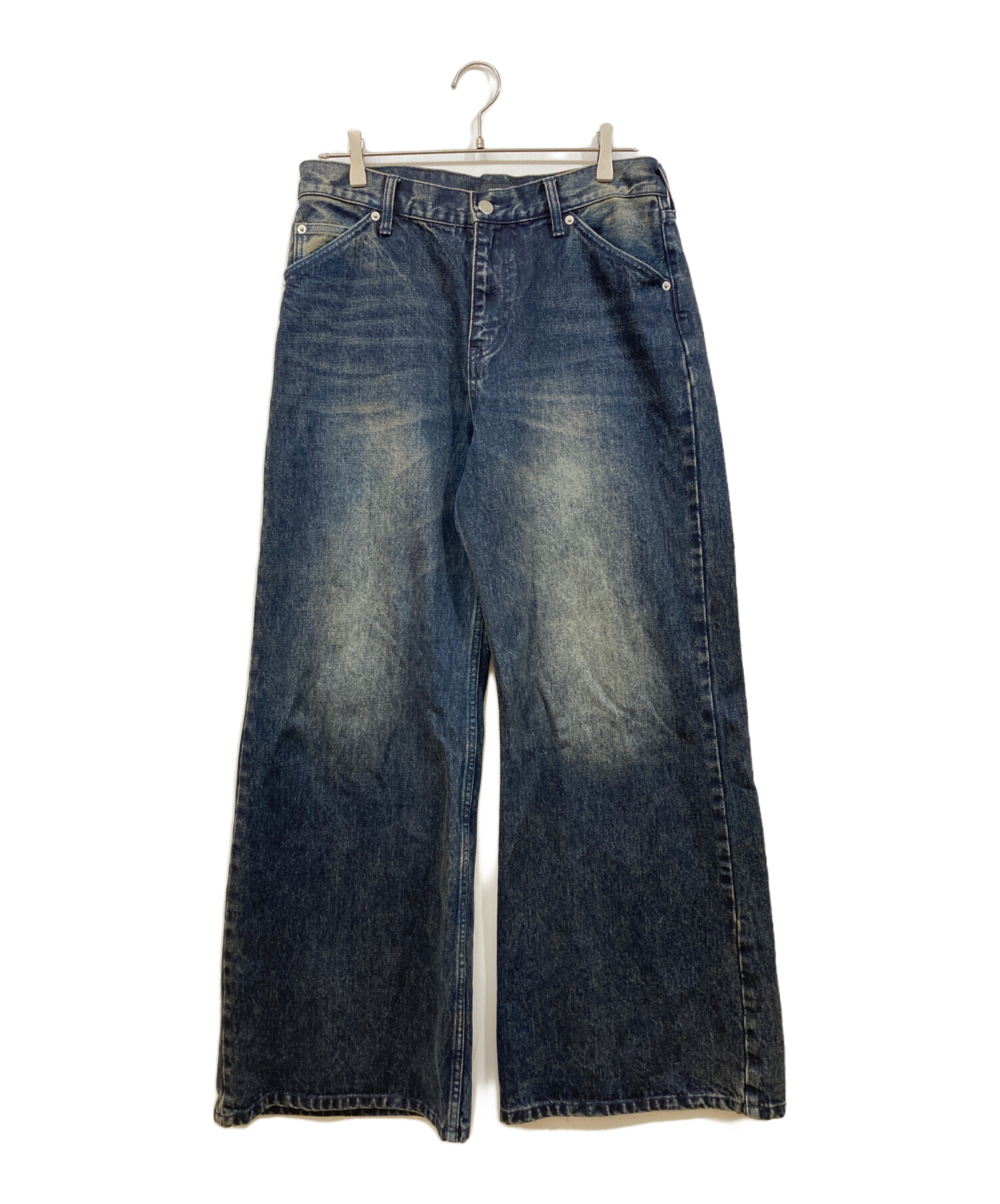 中古・古着通販】HARE (ハレ) ヴィンテージ加工デニムパンツ 