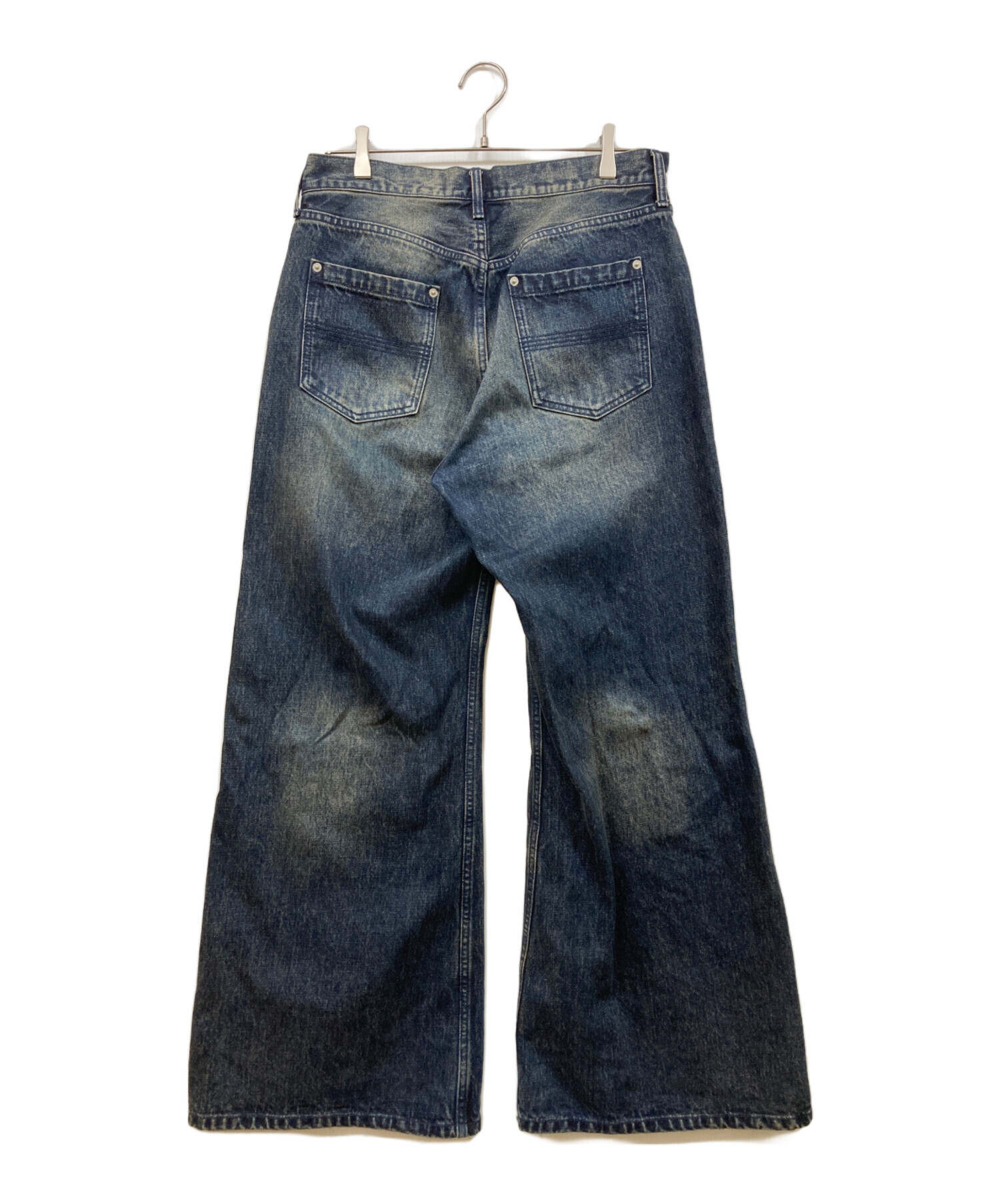 中古・古着通販】HARE (ハレ) ヴィンテージ加工デニムパンツ 