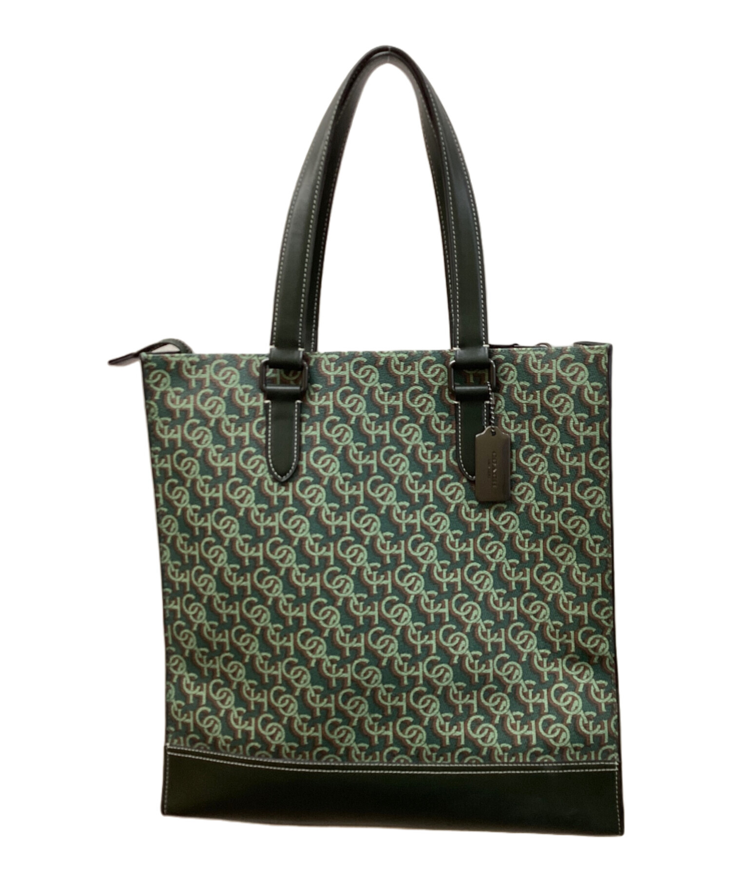 <新品・未使用>coach 2wayトートバック 中古・古着通販】COACH (コーチ) モノグラム 2WAY トートバッグ/COACH