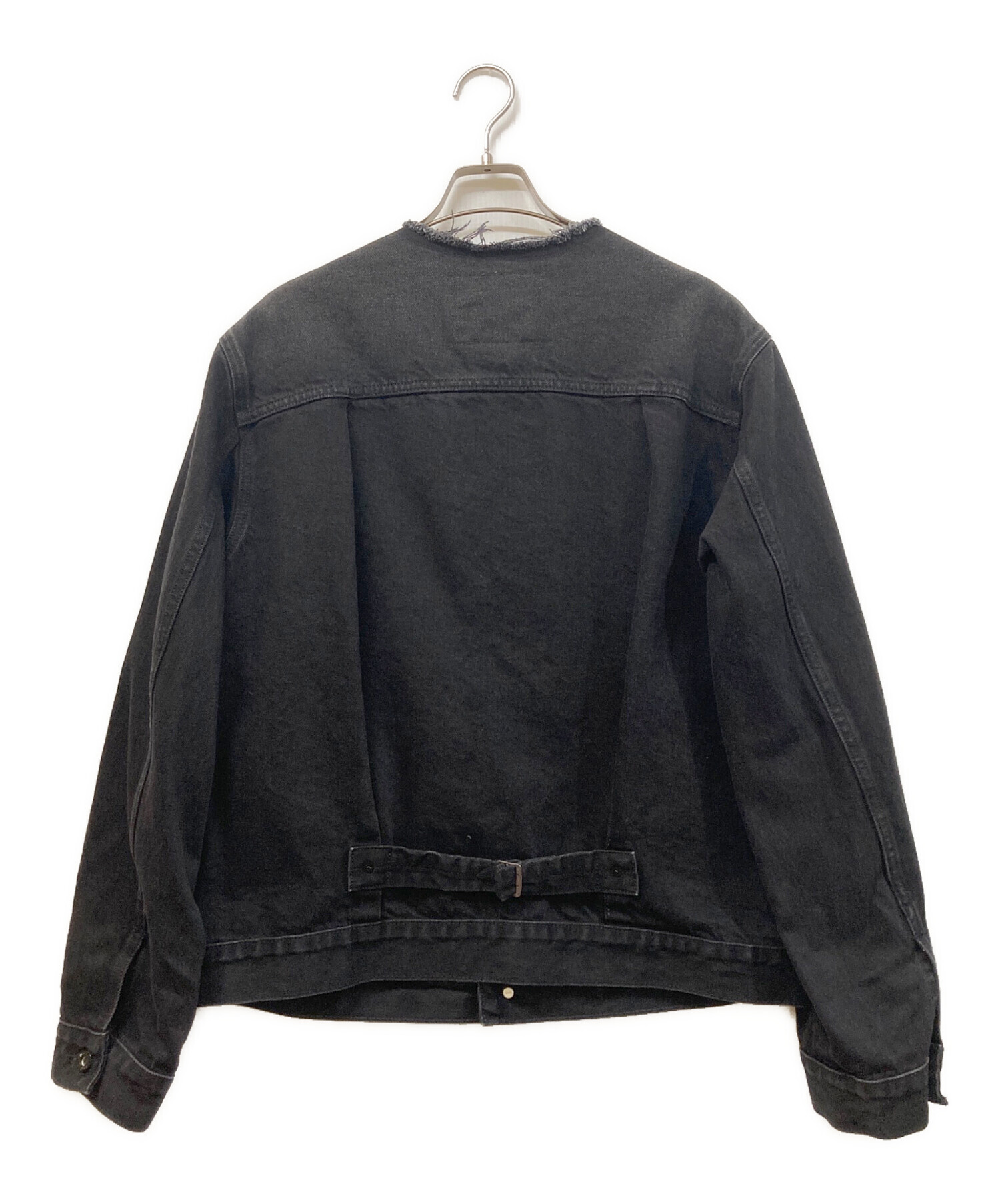 Levi's Premium デニムジャケット ブラック ノーカラー M 中古・古着通販】LEVI'S PReMIUM (リーバイス プレミアム) ノーカラー