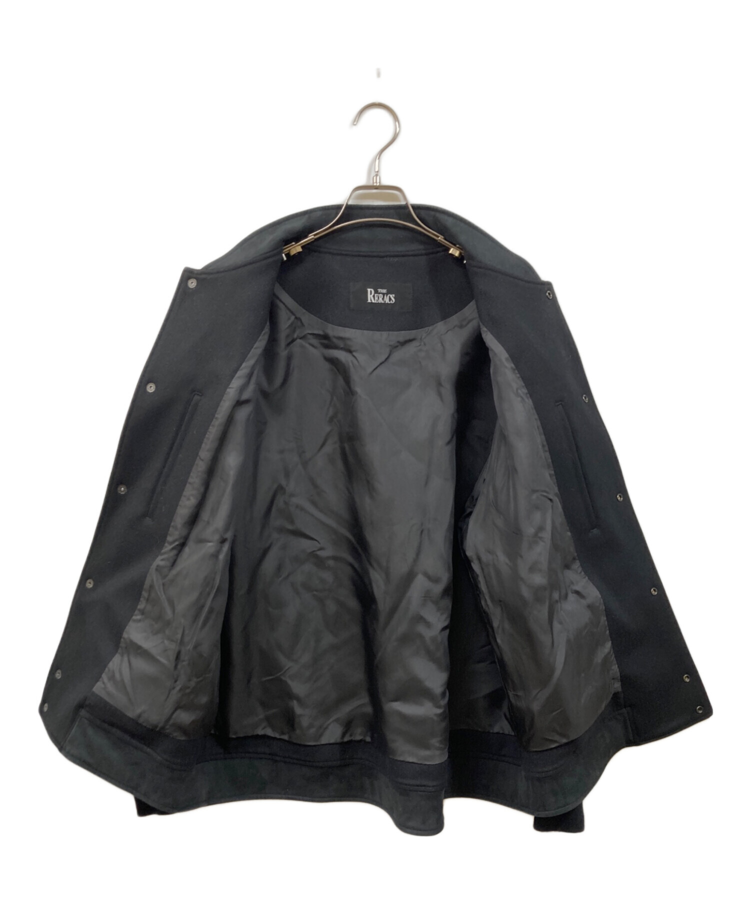中古・古着通販】THE RERACS (ザ リラクス) ウールブルゾン ブラック 