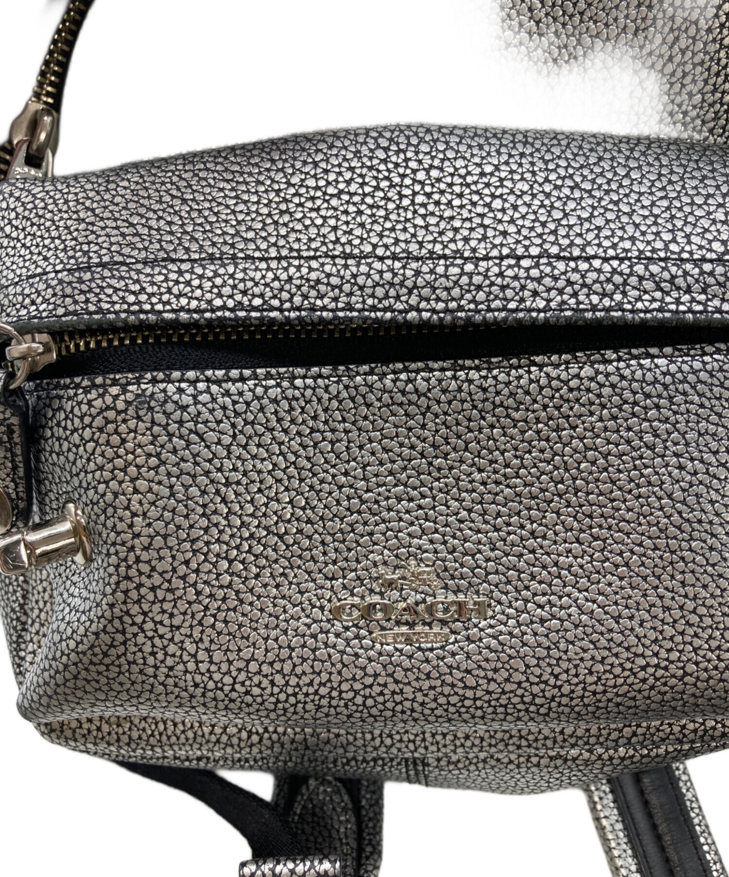 中古・古着通販】COACH (コーチ) レザー ミニリュックサック｜ブランド