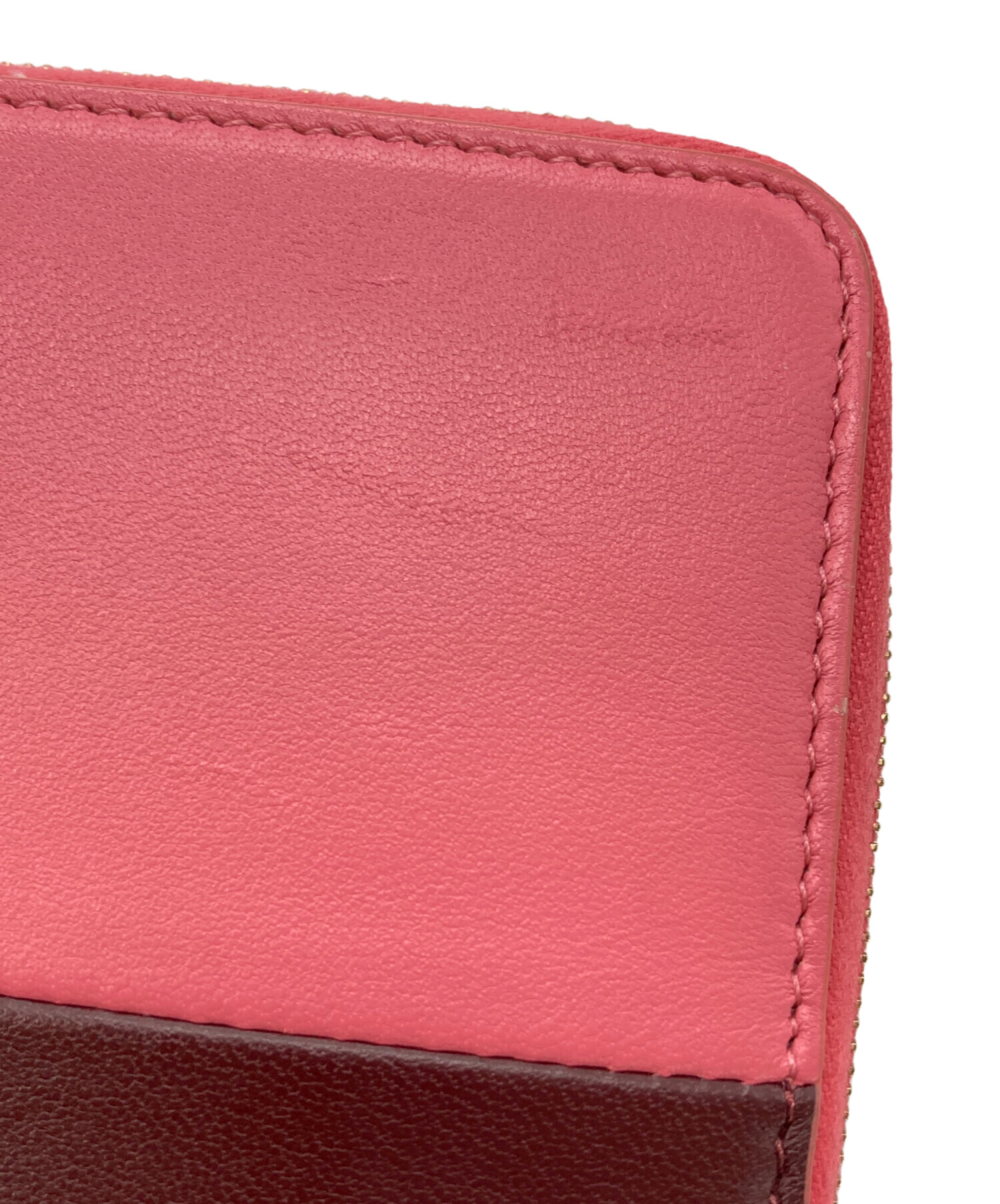 中古・古着通販】CELINE (セリーヌ) バイカラーラウンドファスナー財布