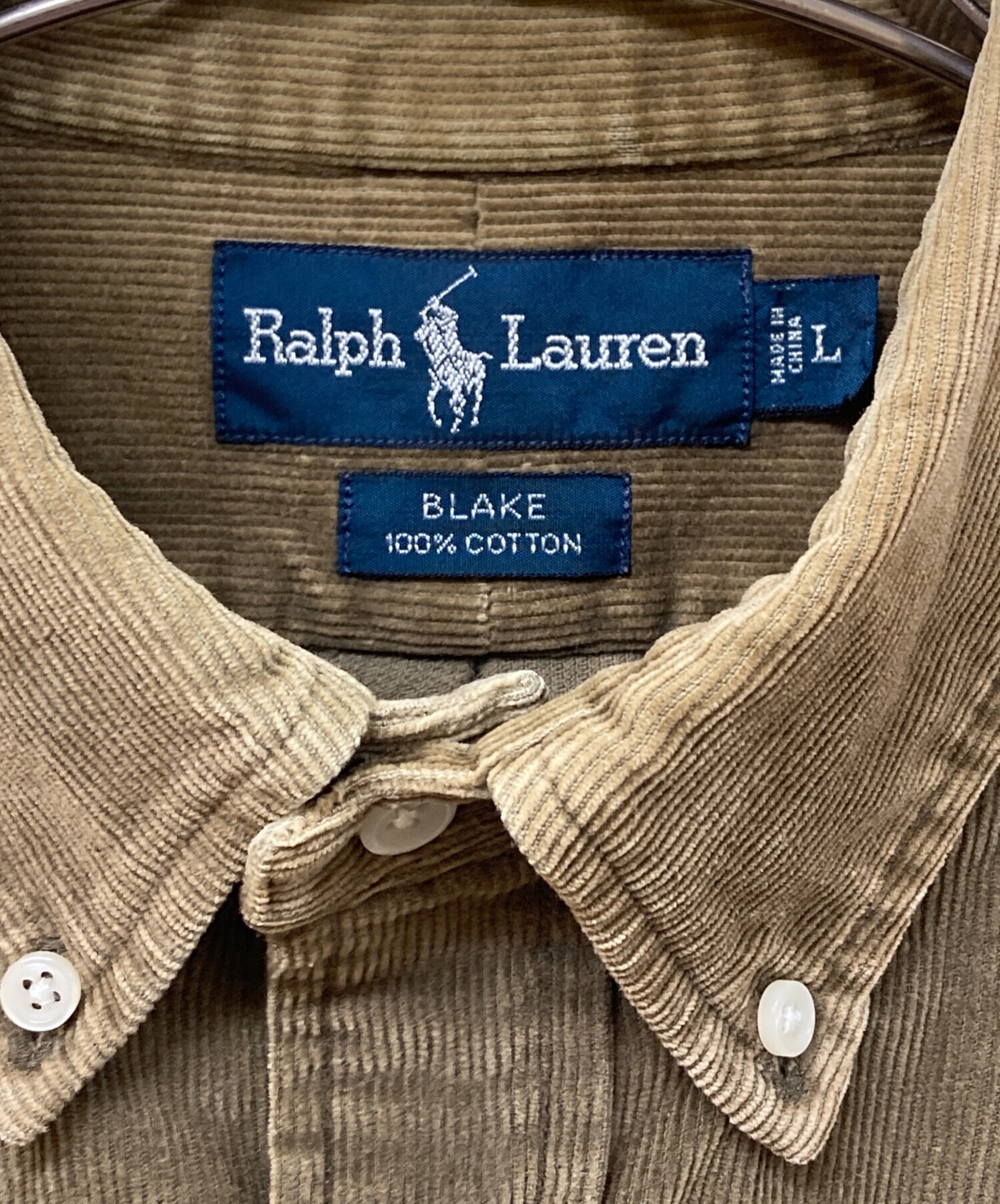 中古・古着通販】RALPH LAUREN (ラルフローレン) コーデュロイシャツ