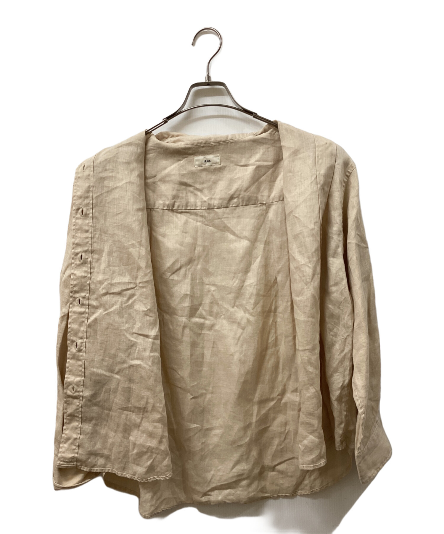 中古・古着通販】IENA (イエナ) ウォッシャブル リネン2WAY シャツ
