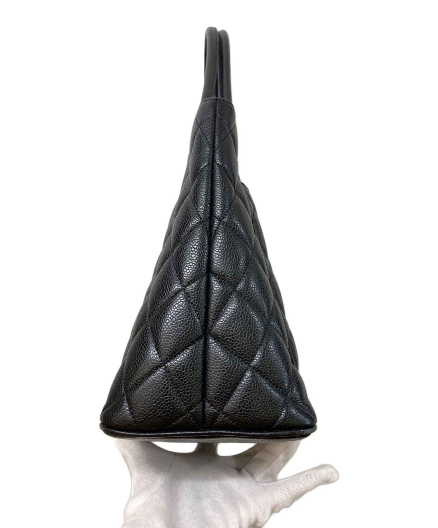 中古・古着通販】CHANEL (シャネル) キャビアスキン復刻ココマーク