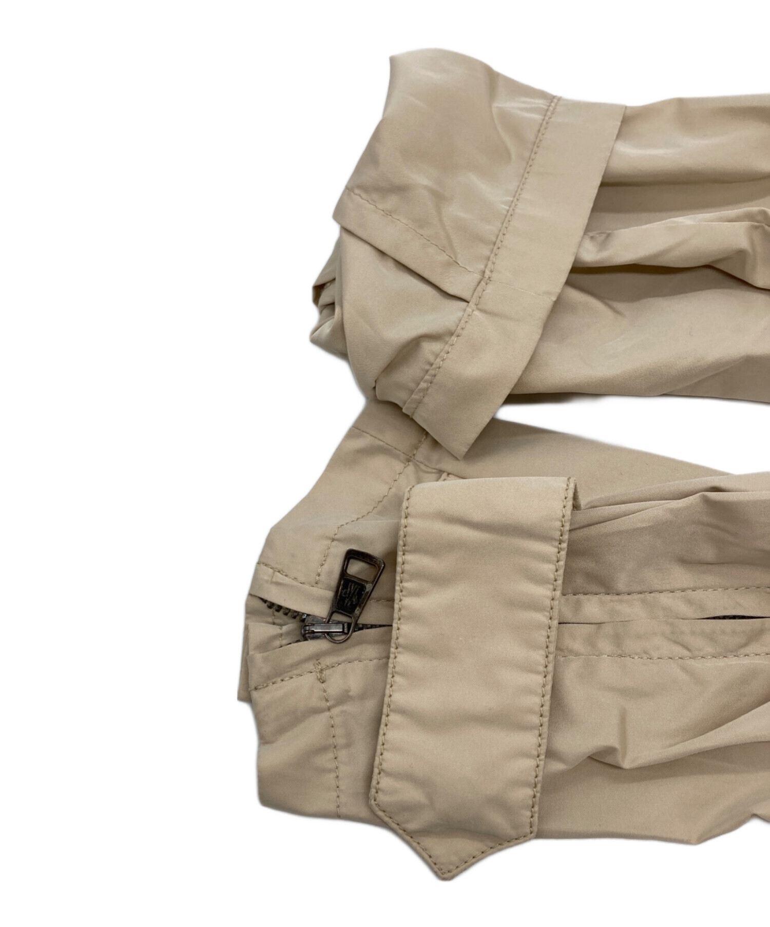 中古・古着通販】MONCLER (モンクレール) ナイロンコート ベージュ