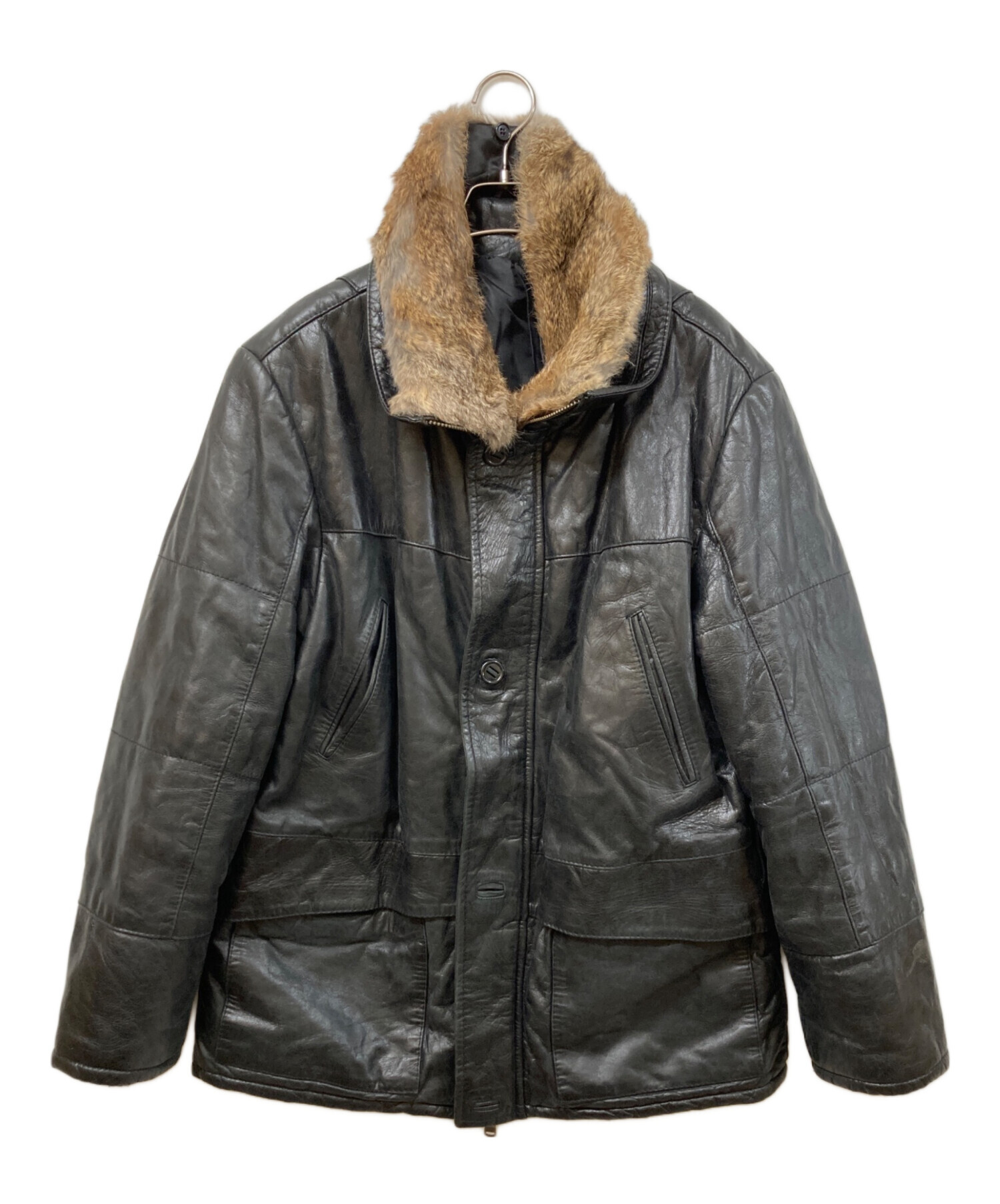 中古・古着通販】VERA PELLE (ベラペレ) レザージャケット ブラック