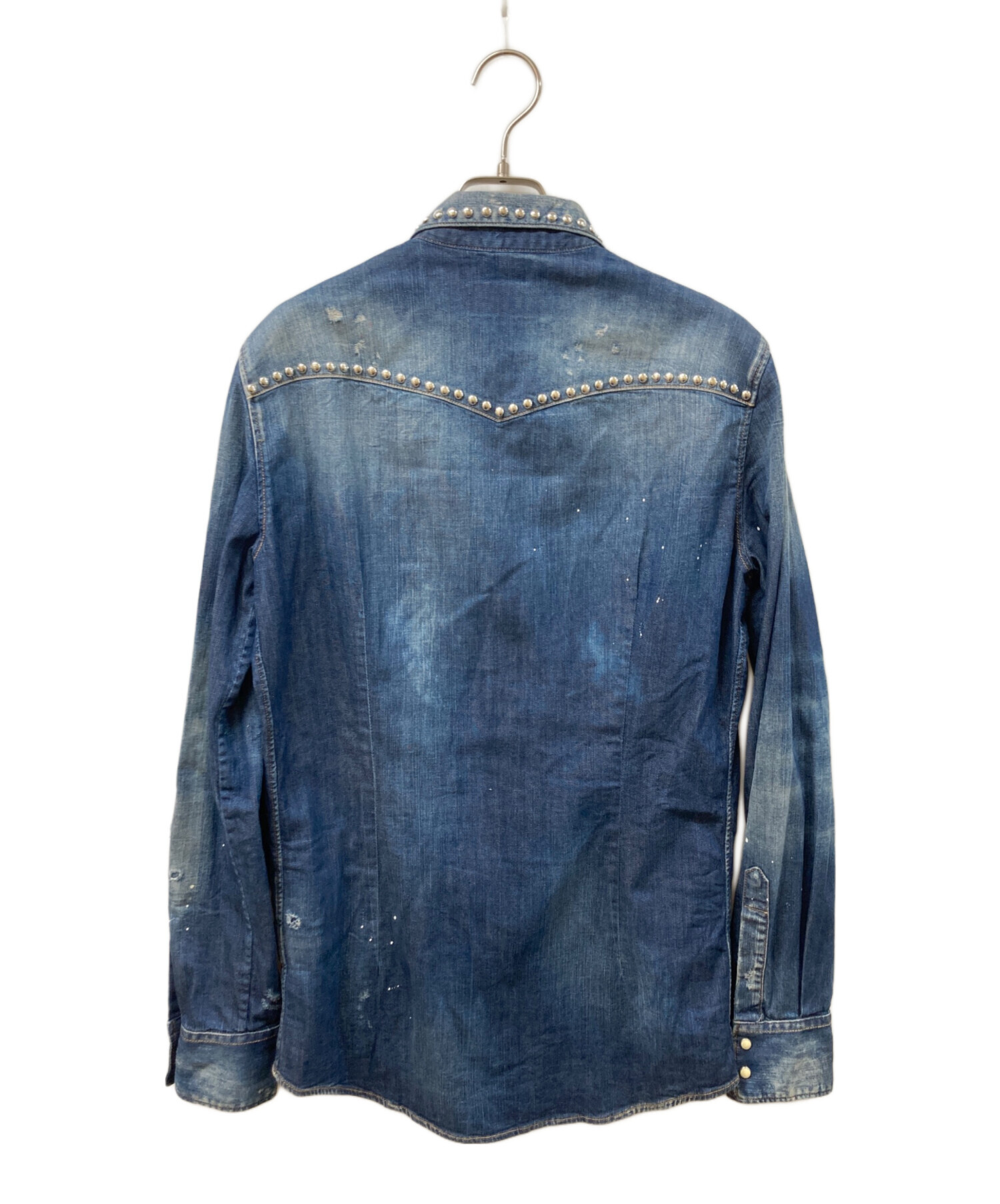 中古・古着通販】DSQUARED2 (ディースクエアード) スタッズダンガリー 