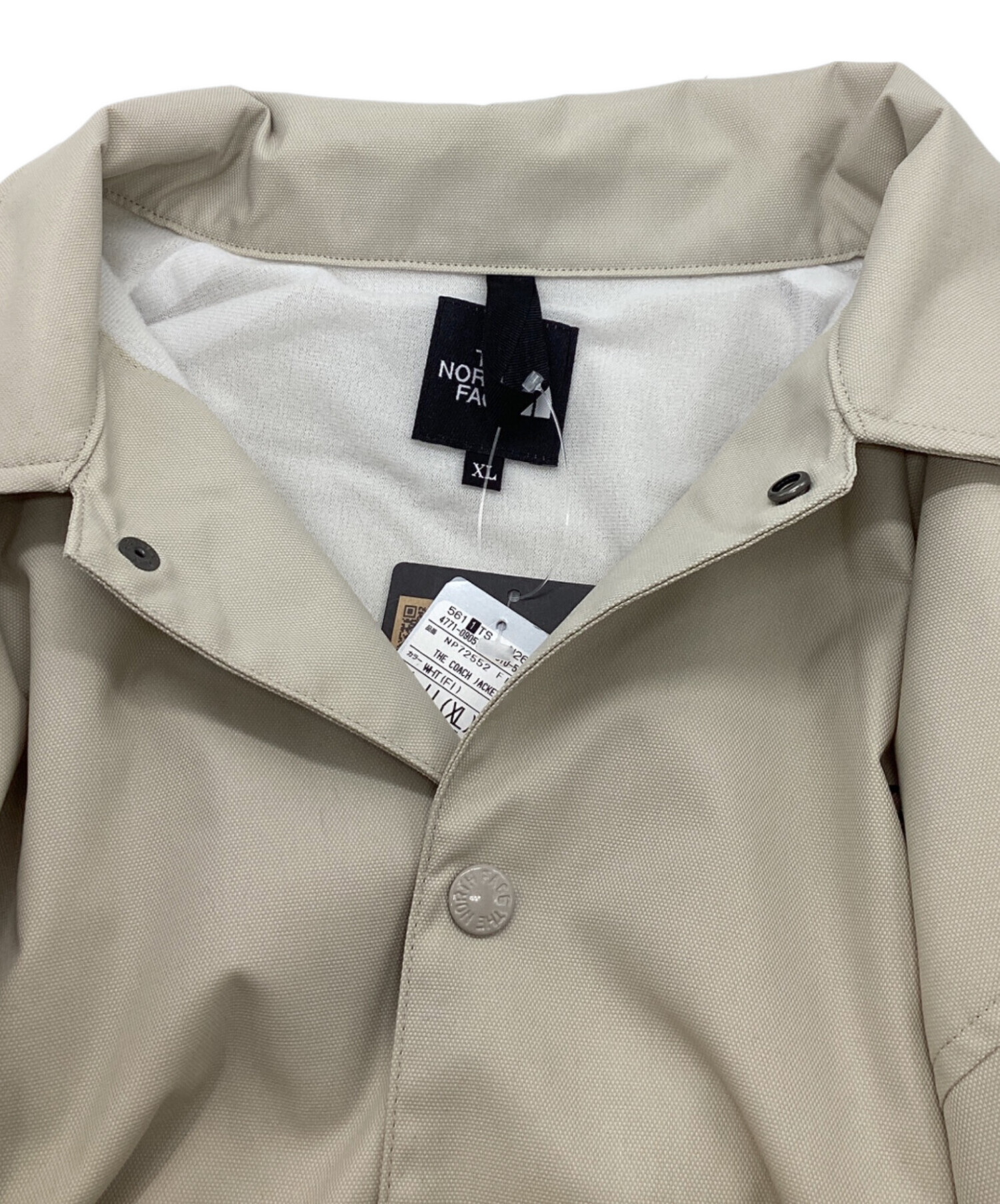 THE NORTH FACE コーチジャケット XL ベージュ 中古・古着通販】THE NORTH FACE (ザ ノース フェイス) ザ コーチ