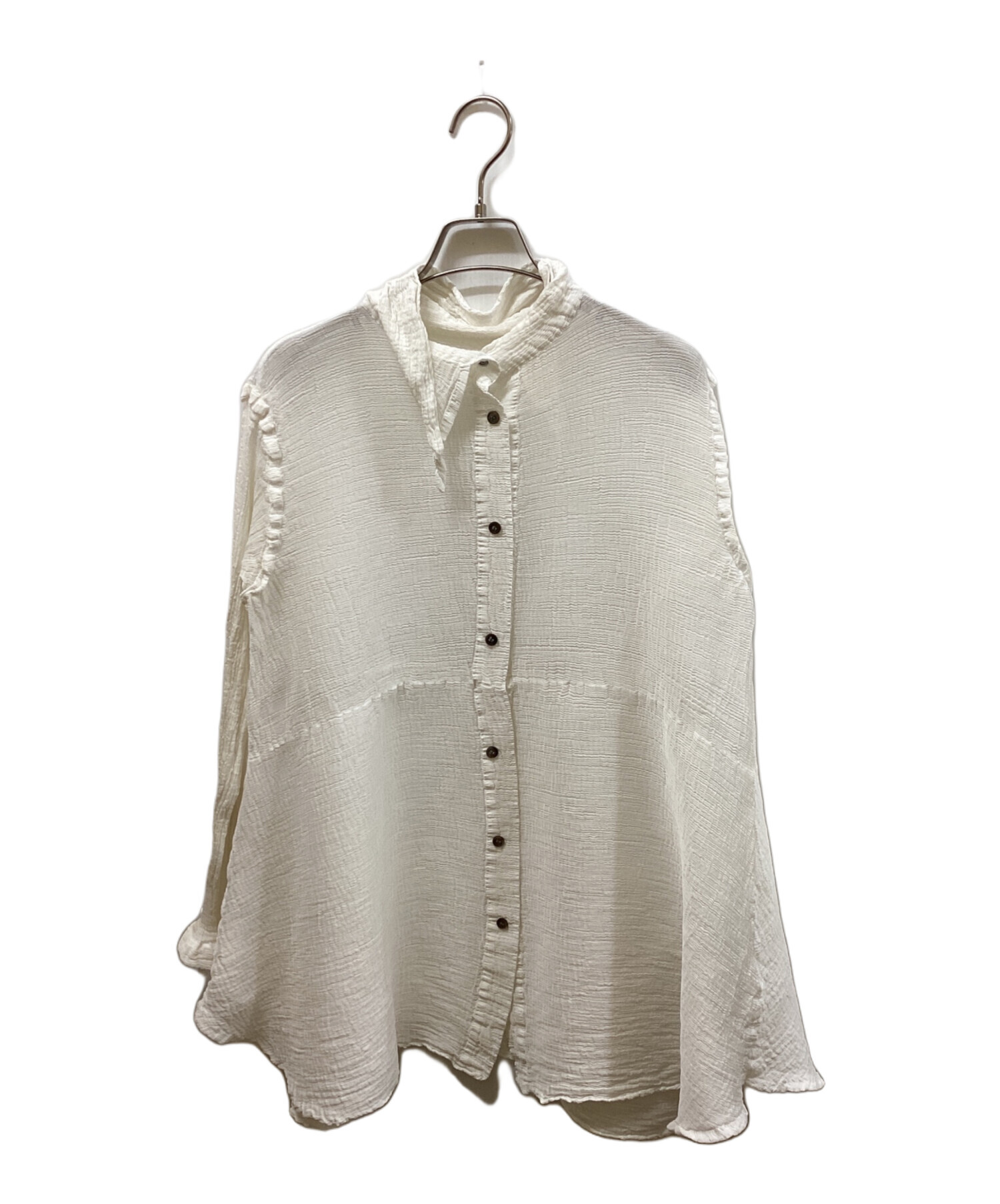 中古・古着通販】me ISSEY MIYAKE (ミーイッセイ ミヤケ) シアーシャツ