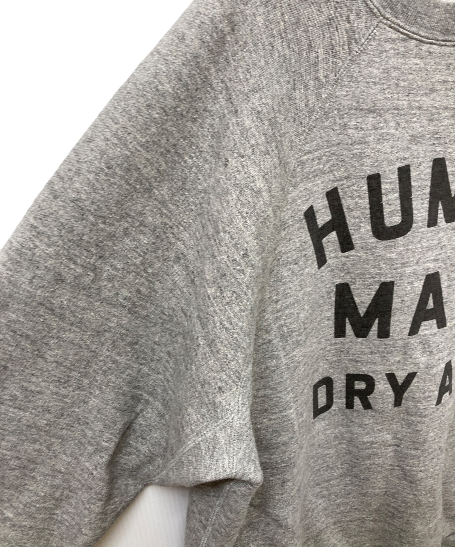 中古・古着通販】HUMAN MADE (ヒューマンメイド) ロゴクルーネック