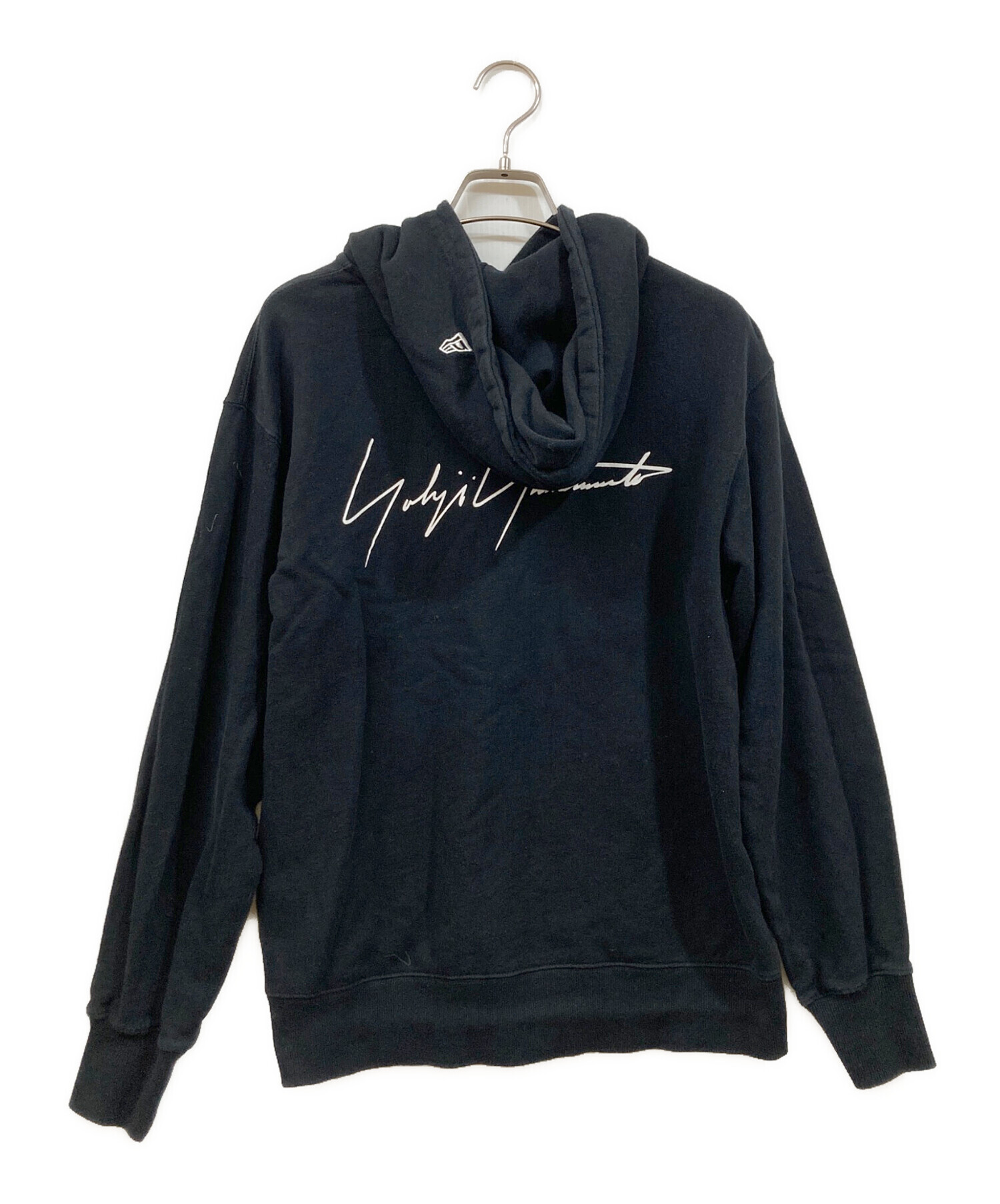 良品✨ヨウジヤマモト　ニューエラコラボプルオーバーパーカー　フーディ　ブラックＬ 中古・古着通販】Yohji Yamamoto pour homme (ヨウジヤマモト