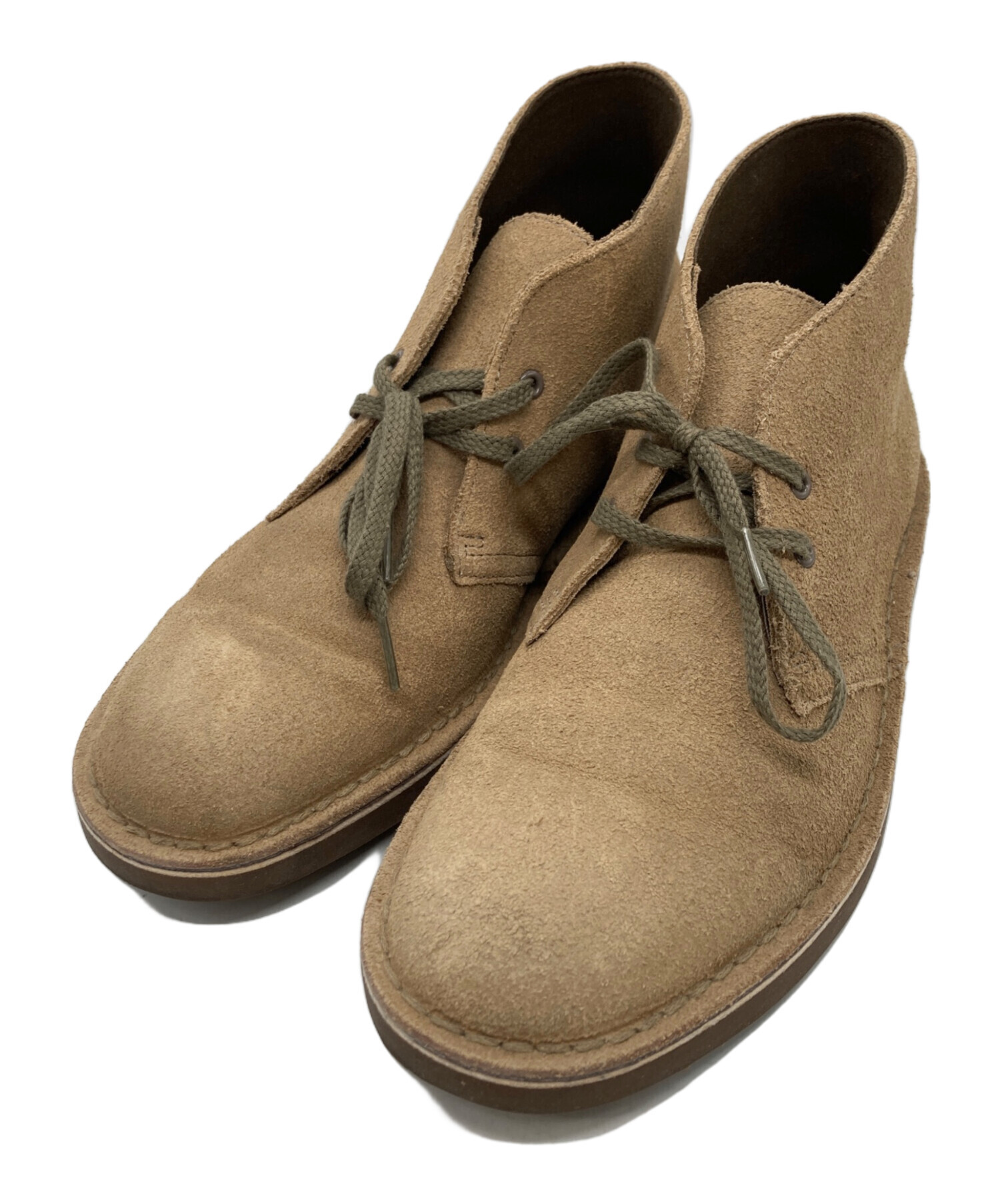 中古・古着通販】CLARKS (クラークス) チャッカーブーツ ベージュ