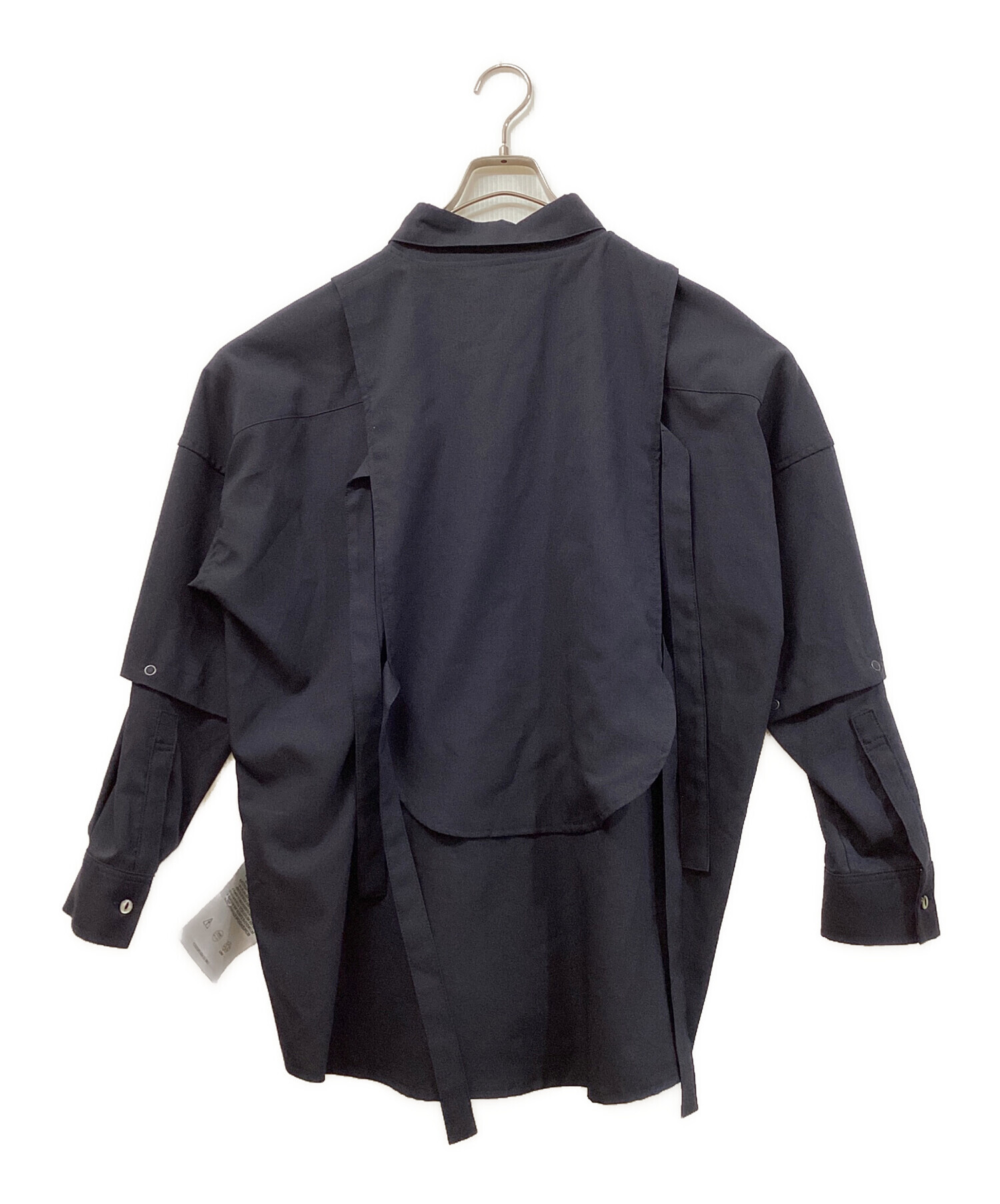 中古・古着通販】SHAREEF (シャリーフ) LAYERED L/S SHIRTS ブラック