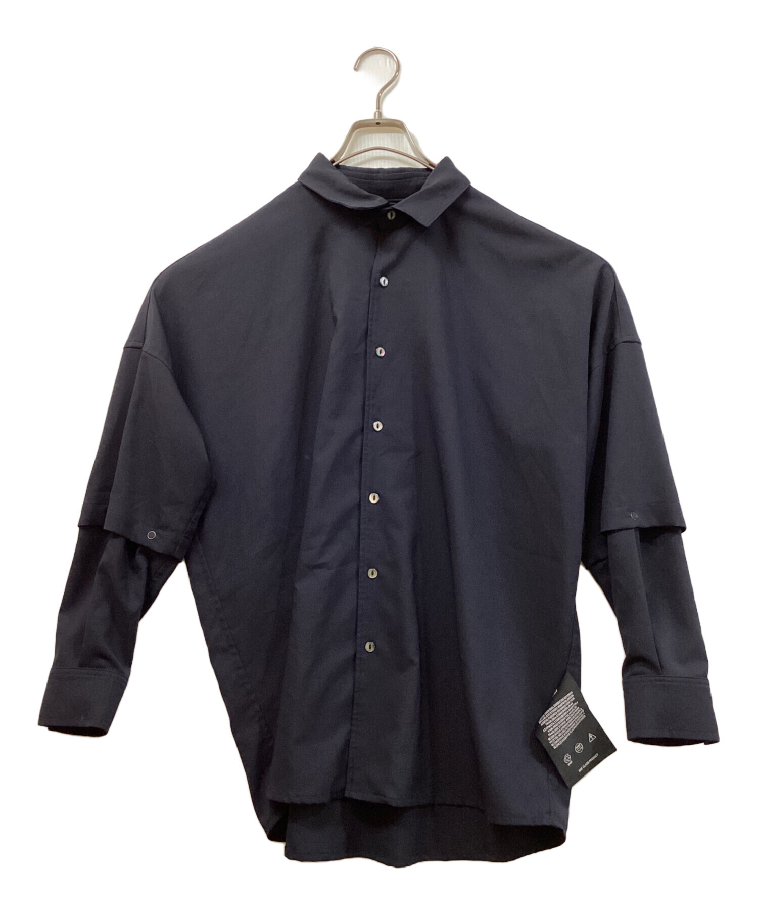 中古・古着通販】SHAREEF (シャリーフ) LAYERED L/S SHIRTS ブラック