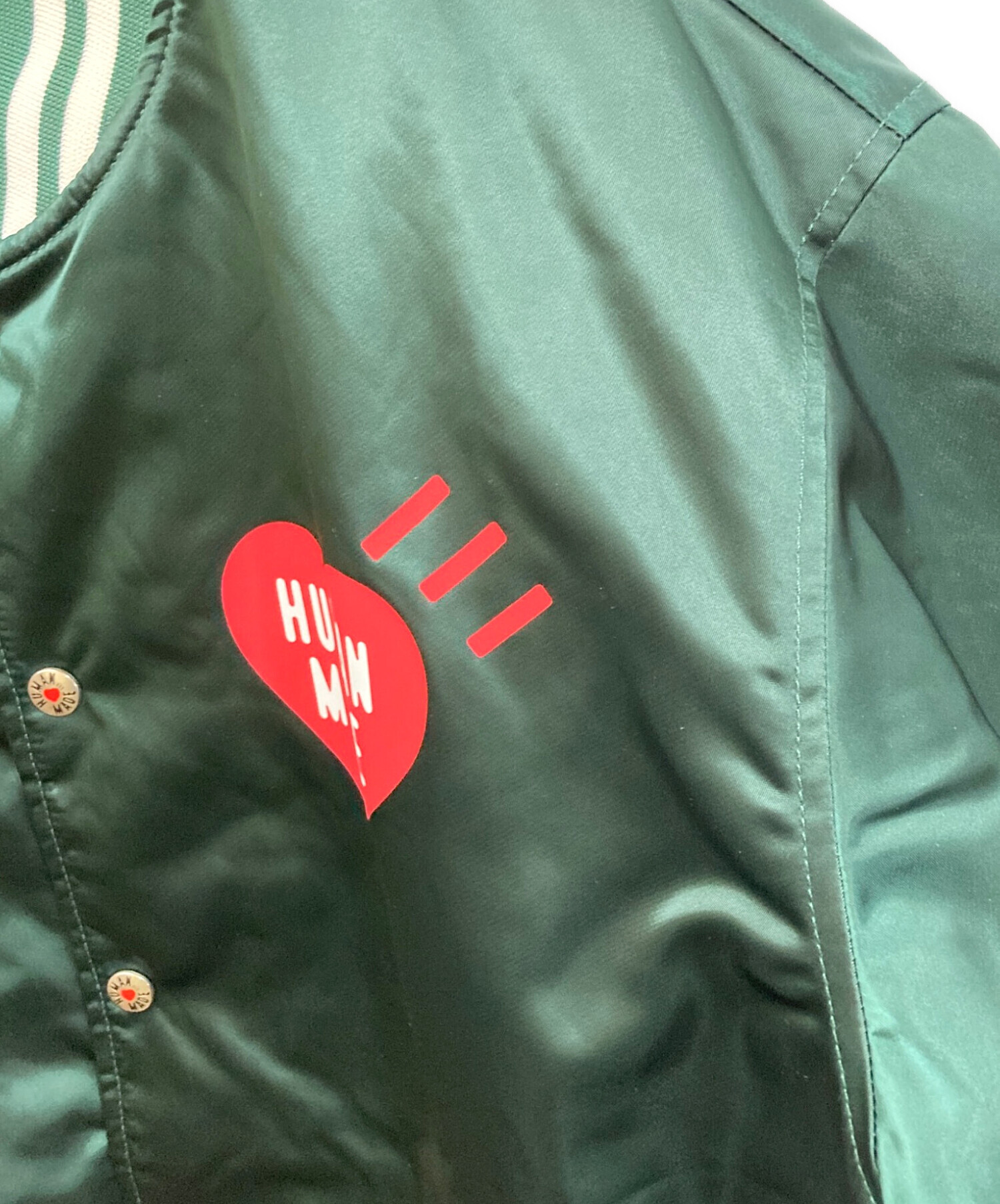 中古・古着通販】HUMAN MADE (ヒューマンメイド) NYLON STADIUM JACKET