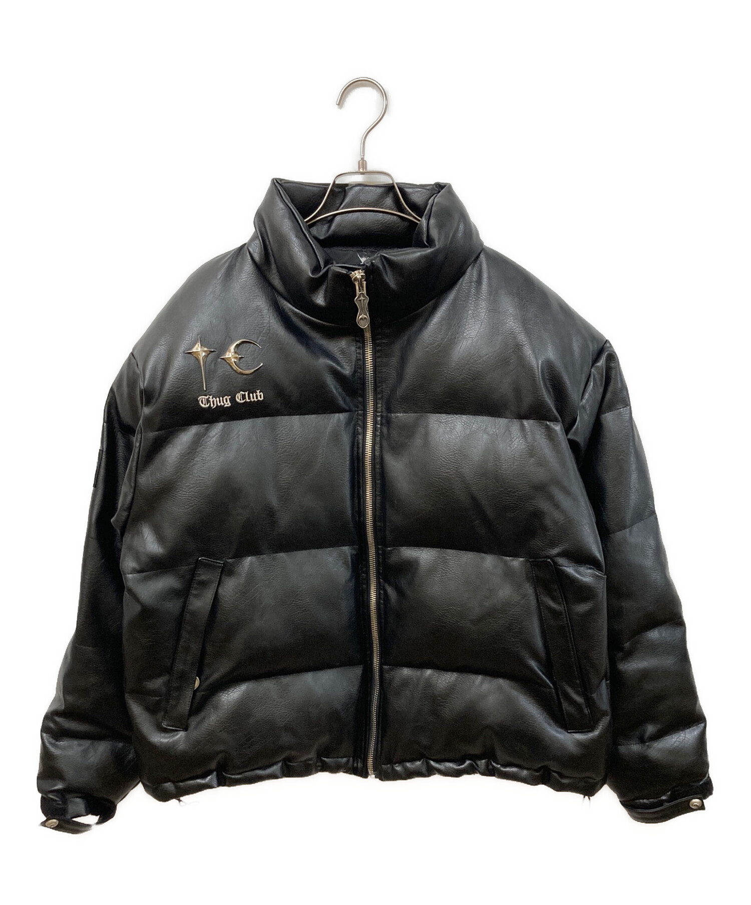 中古・古着通販】THUG CLUB (サグ クラブ) TC Leather Puffer Jacket