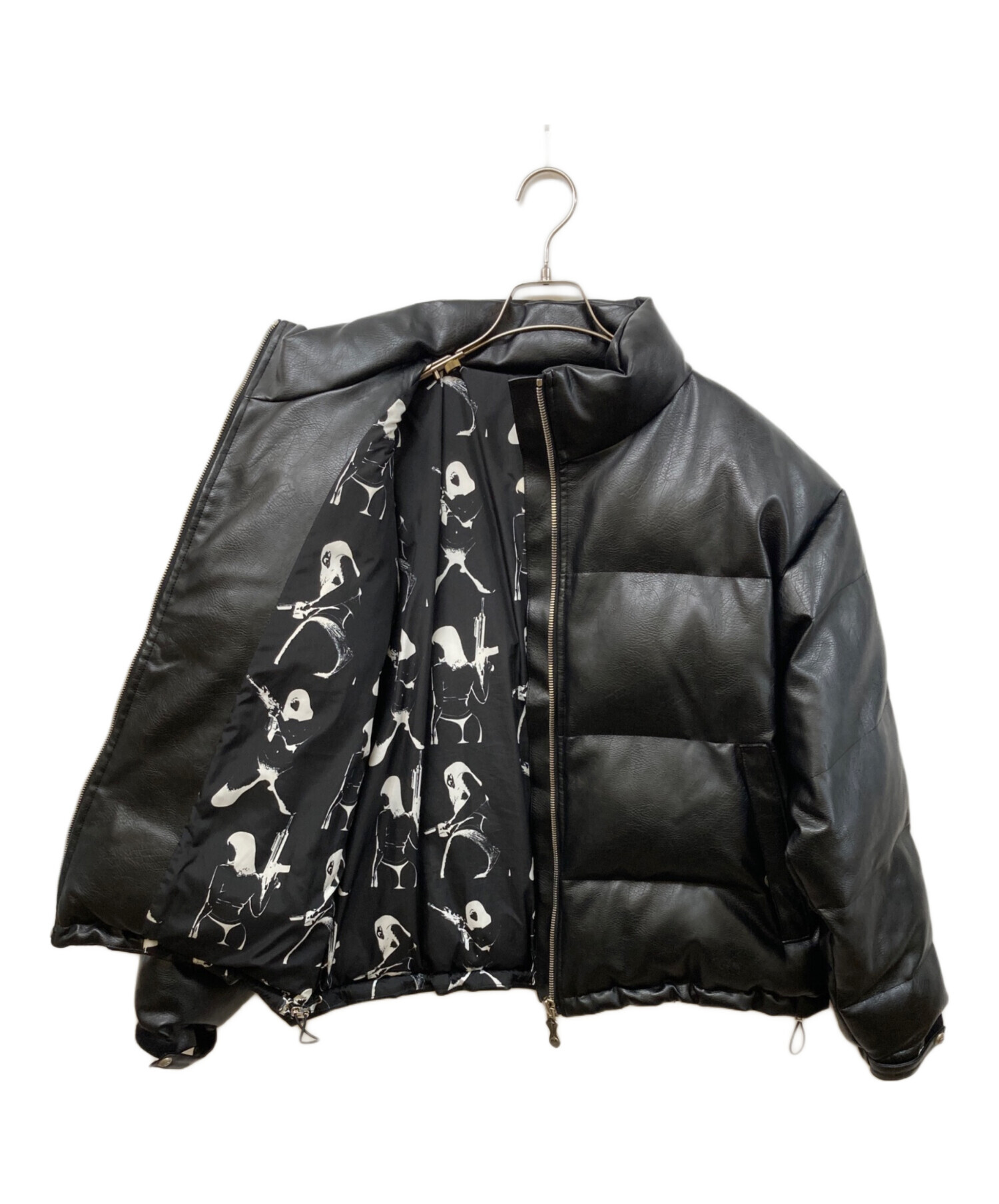 中古・古着通販】THUG CLUB (サグ クラブ) TC Leather Puffer Jacket