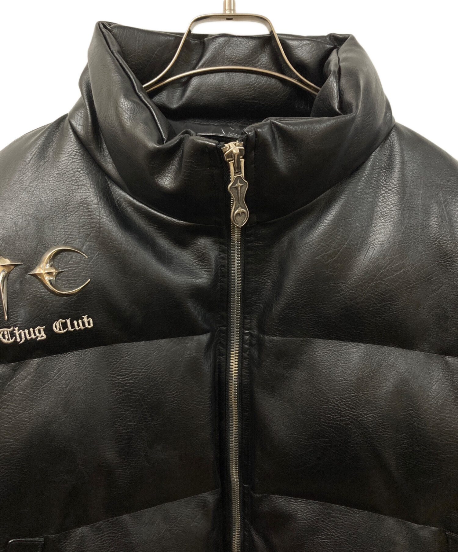 中古・古着通販】THUG CLUB (サグ クラブ) TC Leather Puffer Jacket