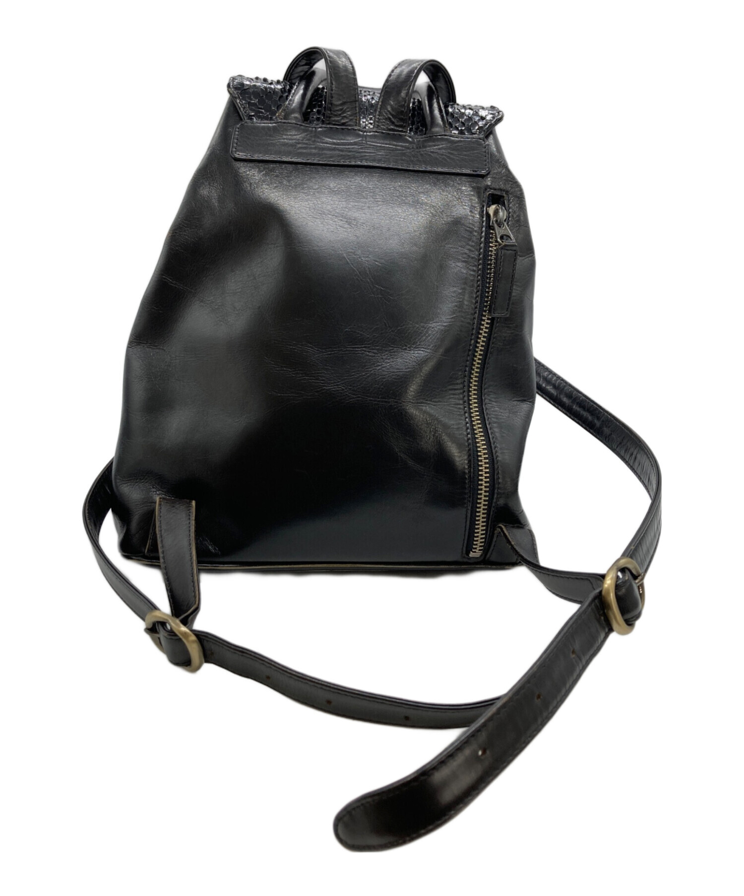 【希少】JeanPaulGaultier ジャンポールゴルチェ　メッシュリュック 中古・古着通販】Jean Paul GAULTIER (ジャンポールゴルチェ) パイソン