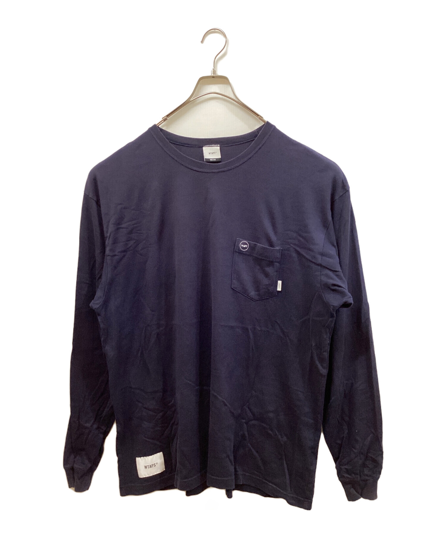 Wtaps ロンT (ネイビー） サイズ04 ☆新品・未使用品☆ 中古・古着通販】WTAPS (ダブルタップス) ロングスリーブカットソー