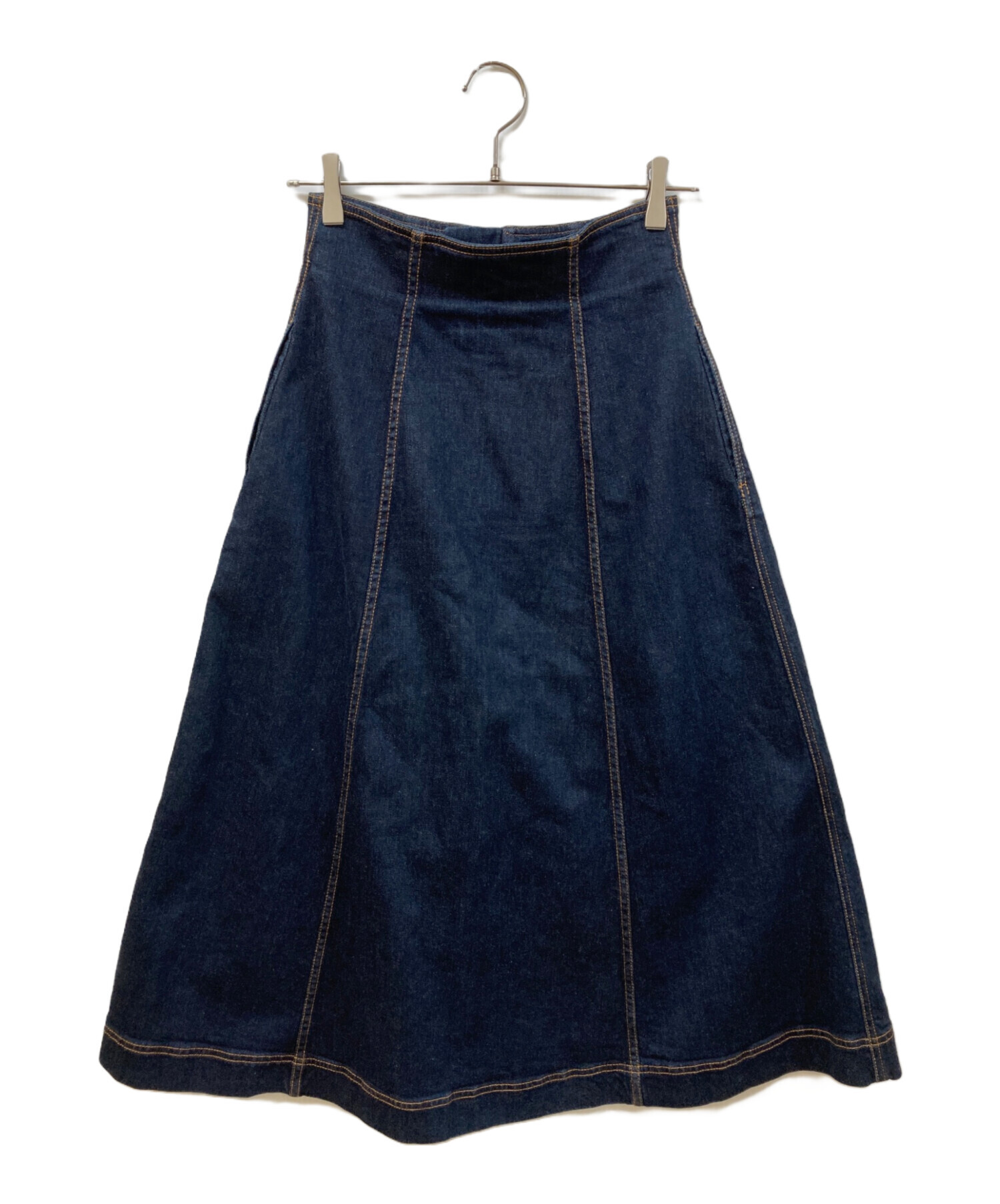 中古・古着通販】FENDI (フェンディ) デニムフレアスカート インディゴ