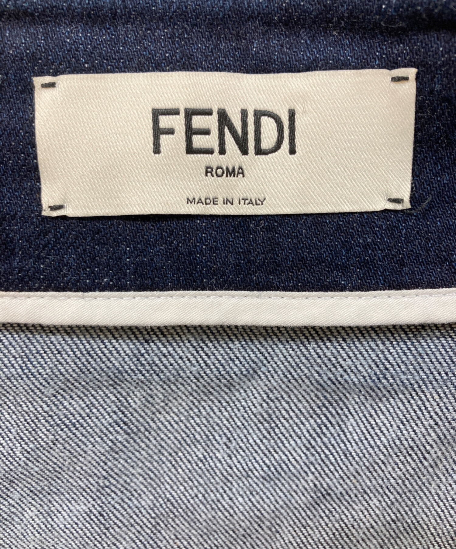 中古・古着通販】FENDI (フェンディ) デニムフレアスカート インディゴ