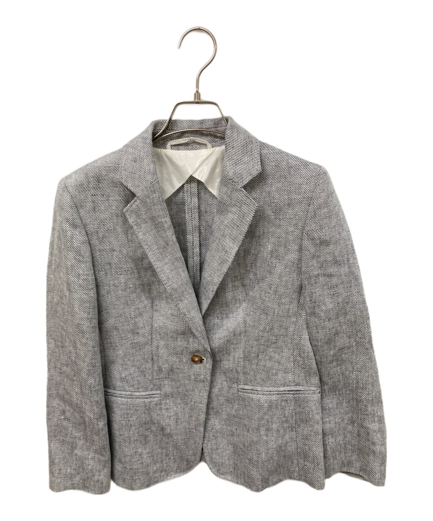 MaxMara マックスマーラ テーラードジャケット リネン100% 麻 春夏 中古・古着通販】MaxMara (マックスマーラ) テーラードジャケット
