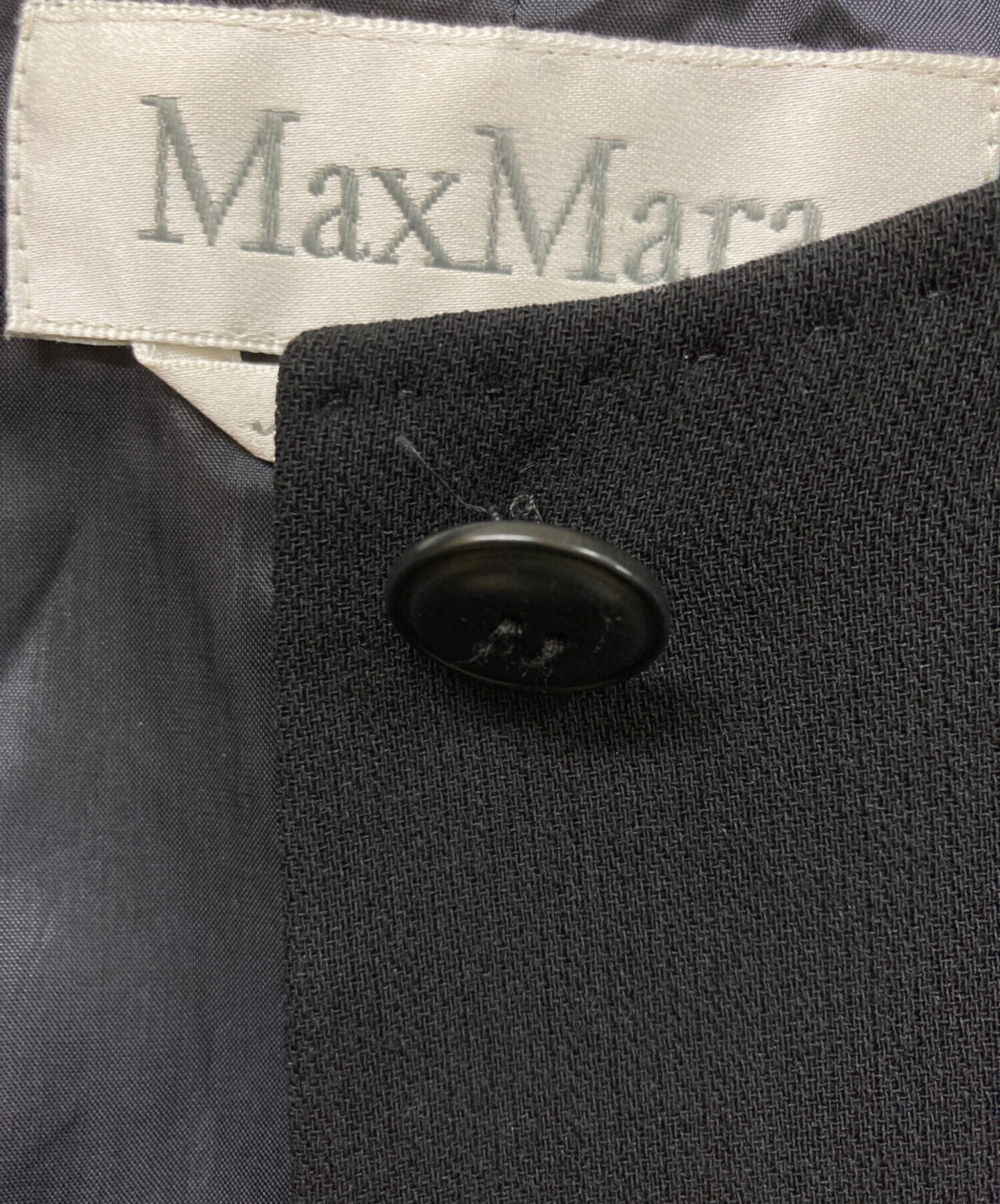 中古・古着通販】MaxMara (マックスマーラ) ノーカラージャケット