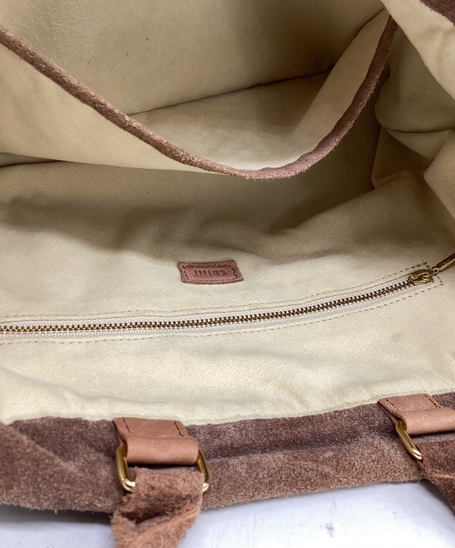 中古・古着通販】CH!III (チー) スエードハンドバッグ ブラウン