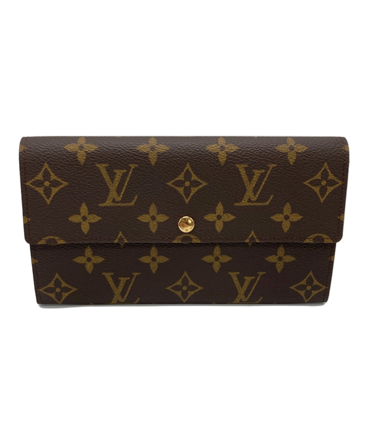 中古・古着通販】LOUIS VUITTON (ルイ ヴィトン) 長財布 ブラウン