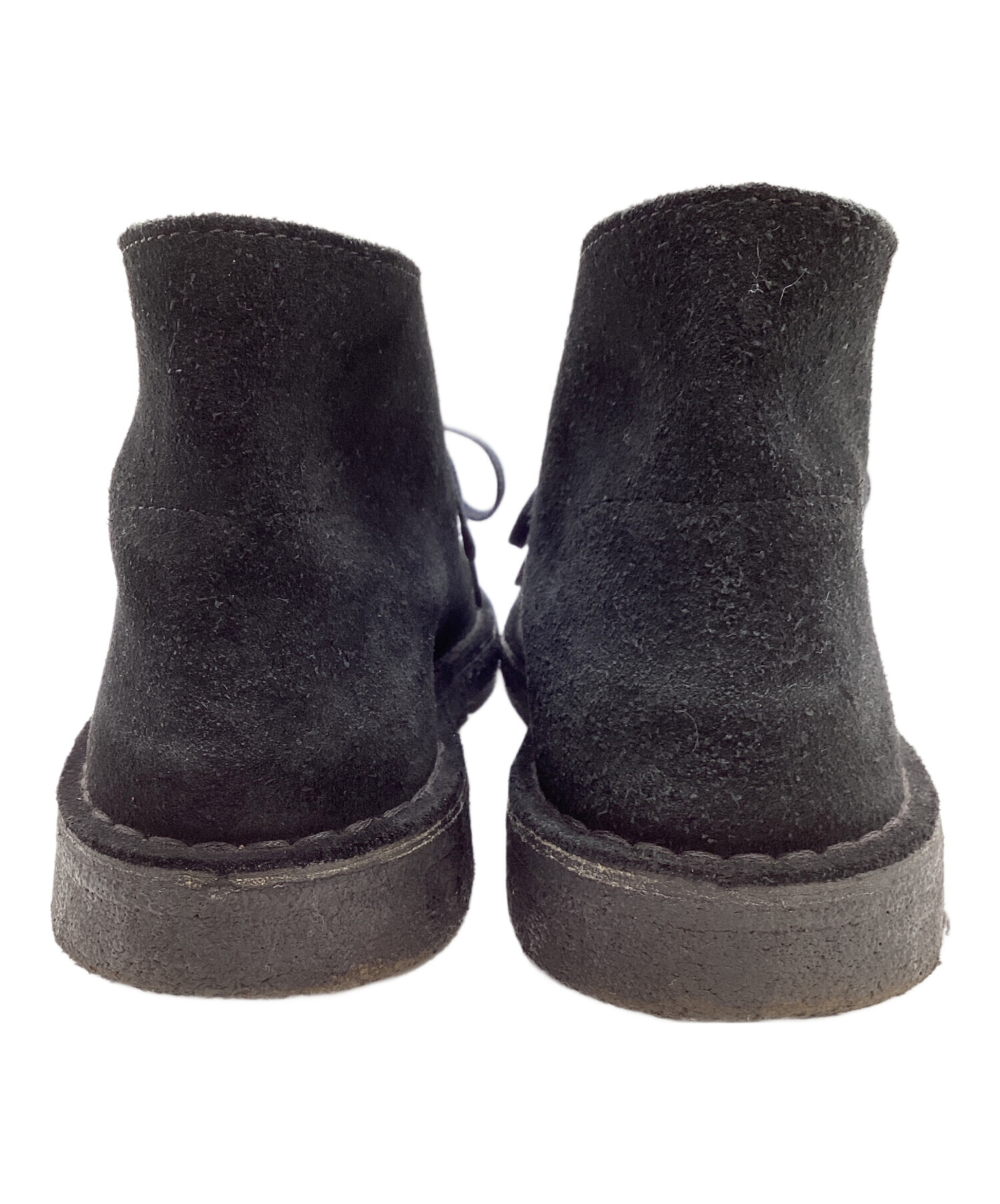 中古・古着通販】CLARKS (クラークス) チャッカブーツ ブラック サイズ 