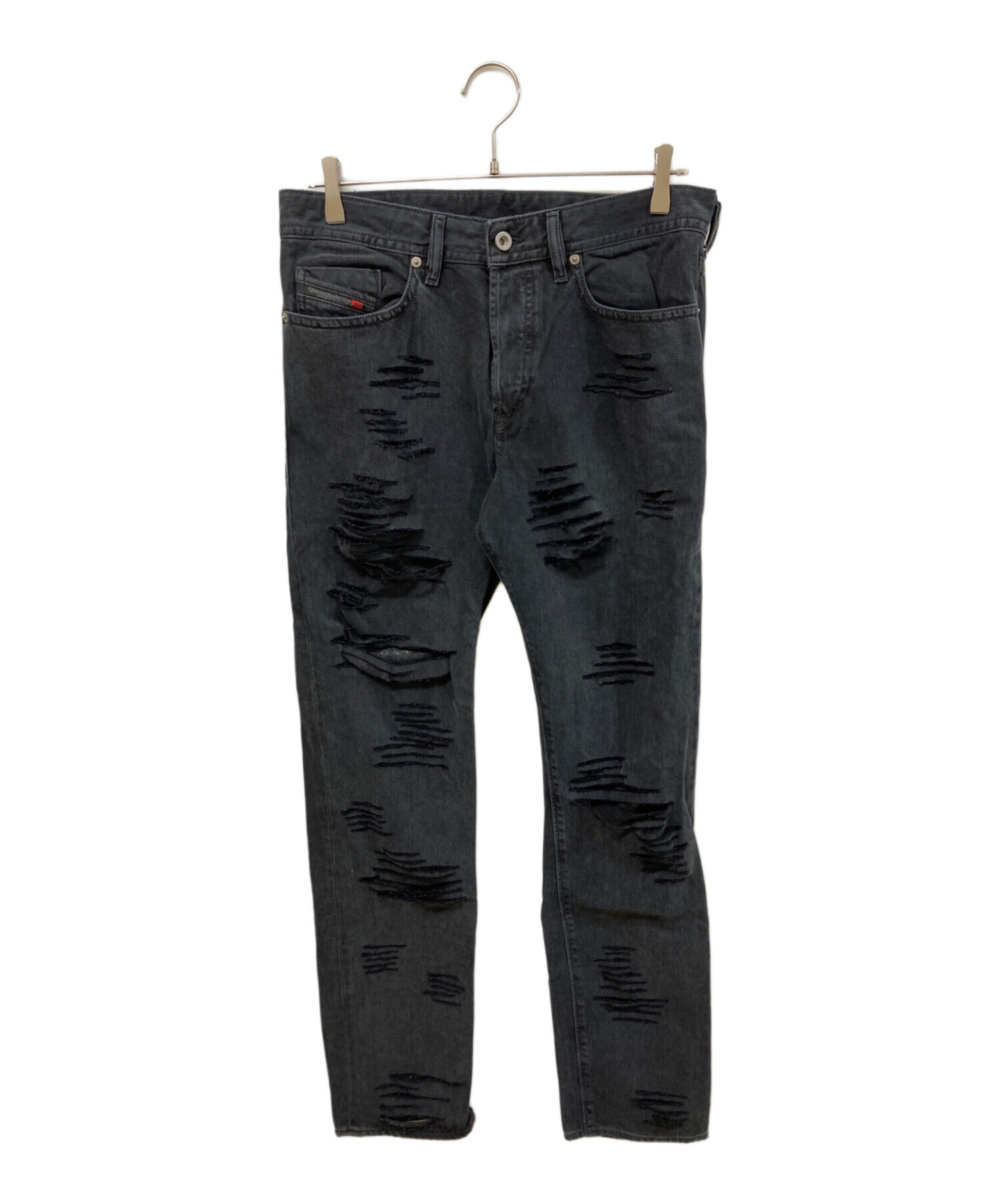中古・古着通販】DIESEL (ディーゼル) ダメージ加工デニムパンツ