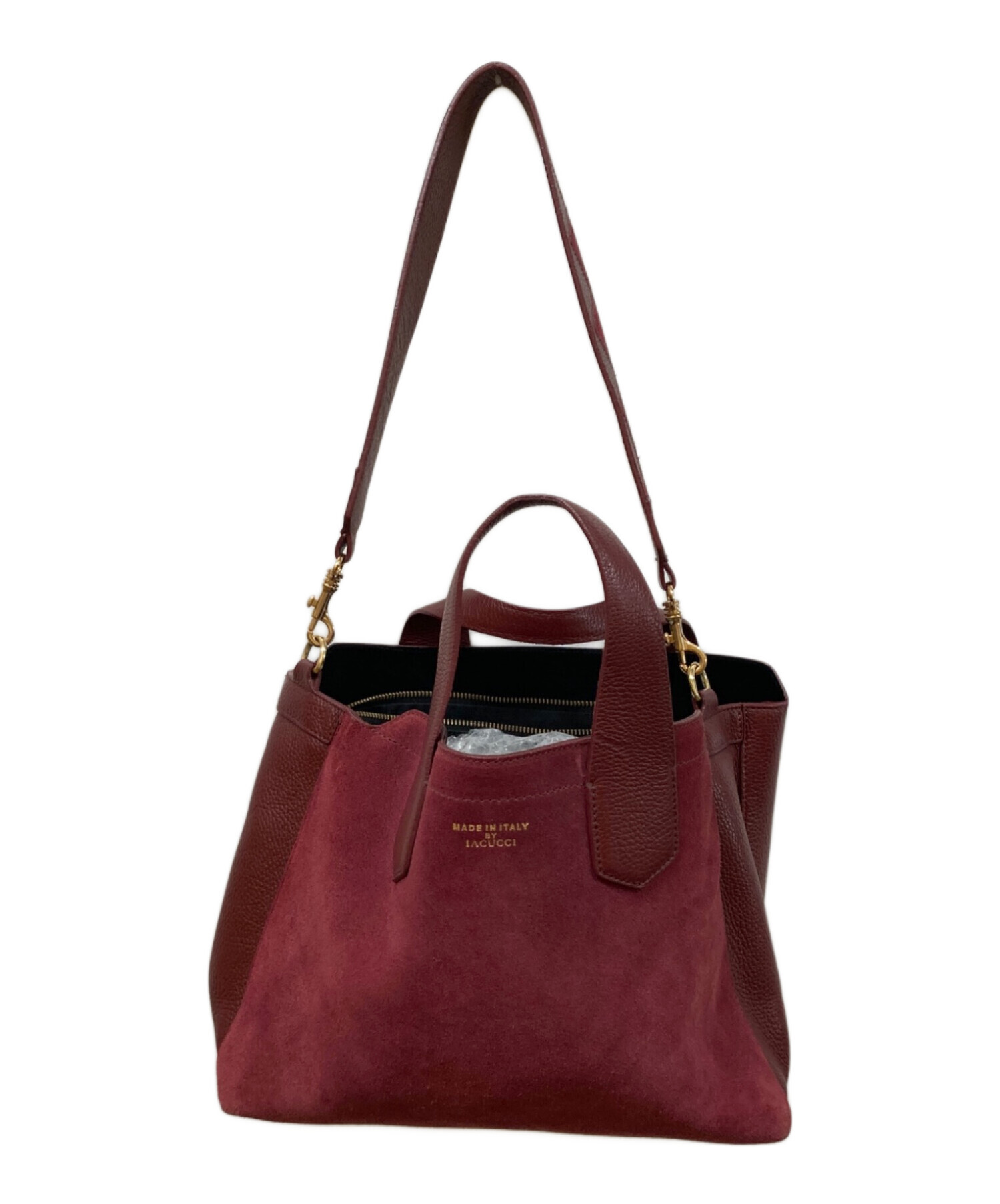 中古・古着通販】IACUCCI (イアクッチ) 2WAYスウェード切替バッグ 