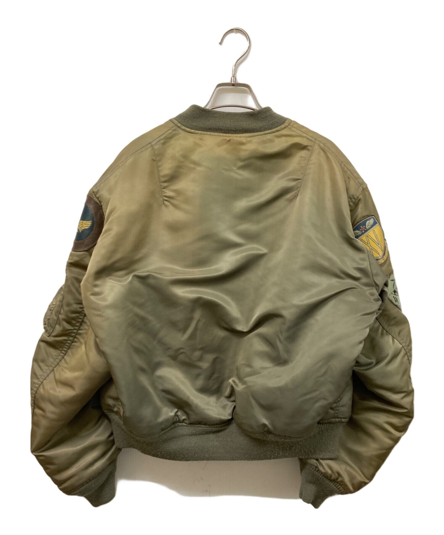 希少 美品AVIREX TOPGUN カーキ メンズMsize 中古・古着通販】AVIREX (アヴィレックス) TOP GUN フライトジャケット