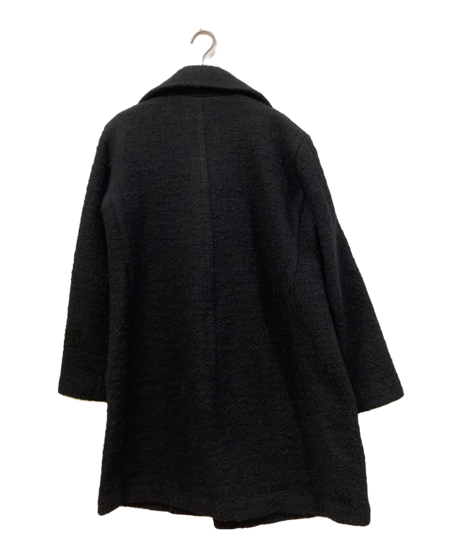 ワイズ　y’s チェスターコート 中古・古着通販】Y's (ワイズ) チェスターコート ブラック サイズ:4