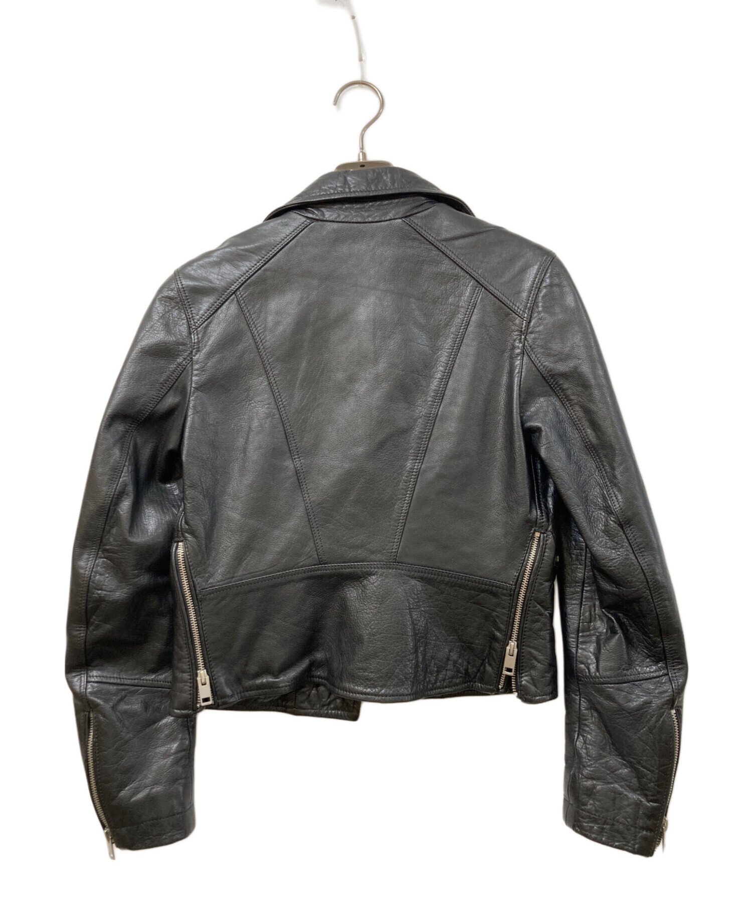 中古・古着通販】DIESEL (ディーゼル) ダブルライダースジャケット
