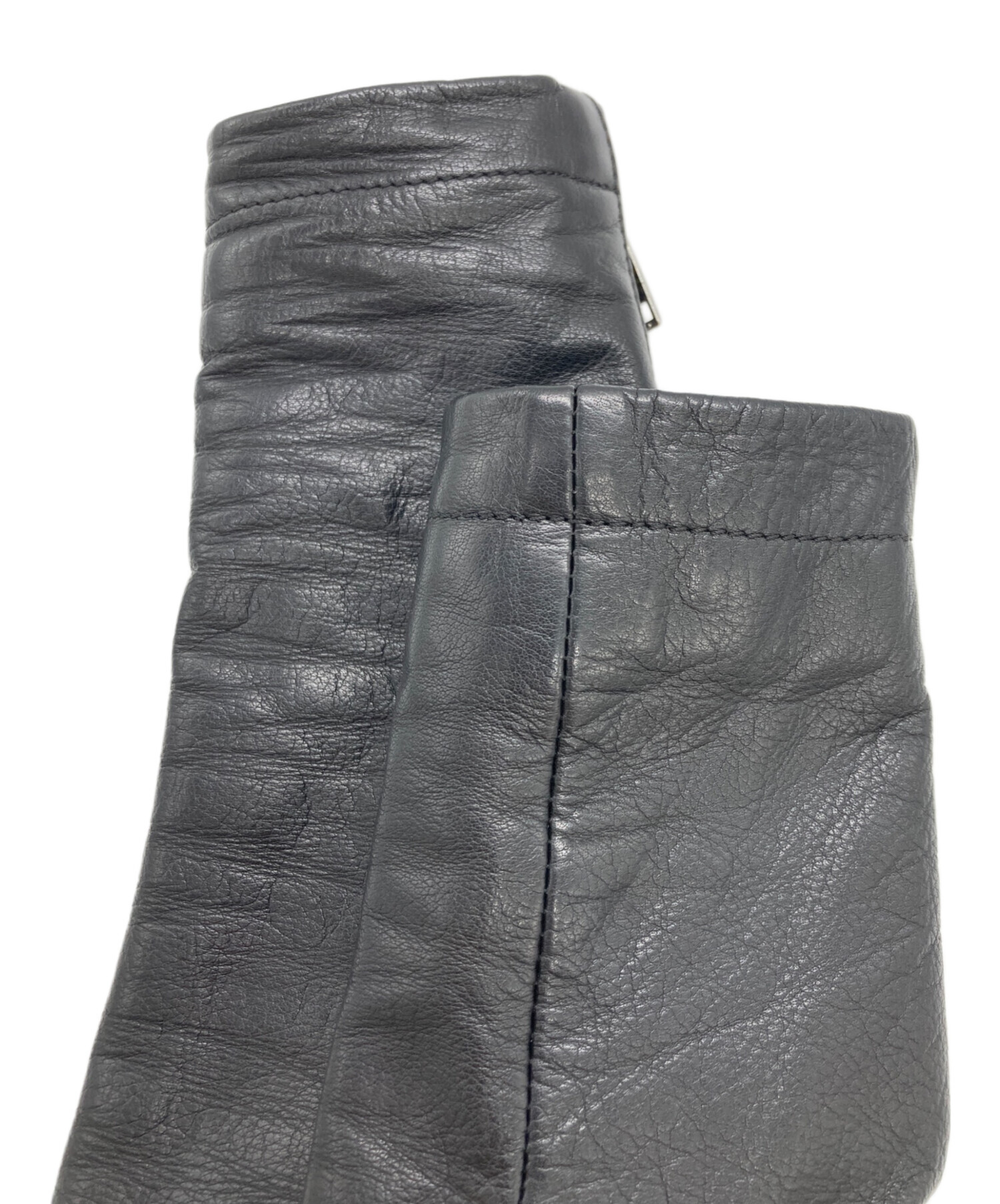 中古・古着通販】DIESEL (ディーゼル) ダブルライダースジャケット