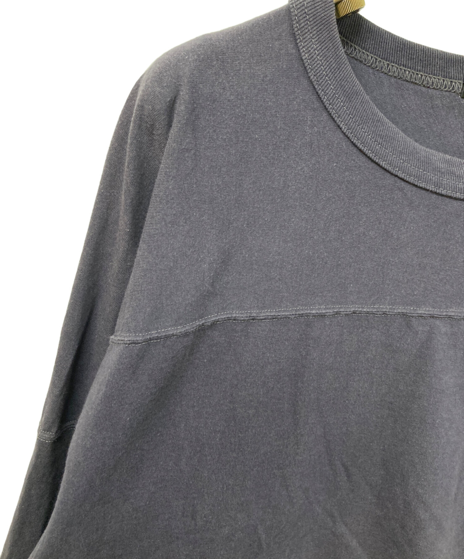中古・古着通販】COMOLI (コモリ) フットボールTシャツ ネイビー