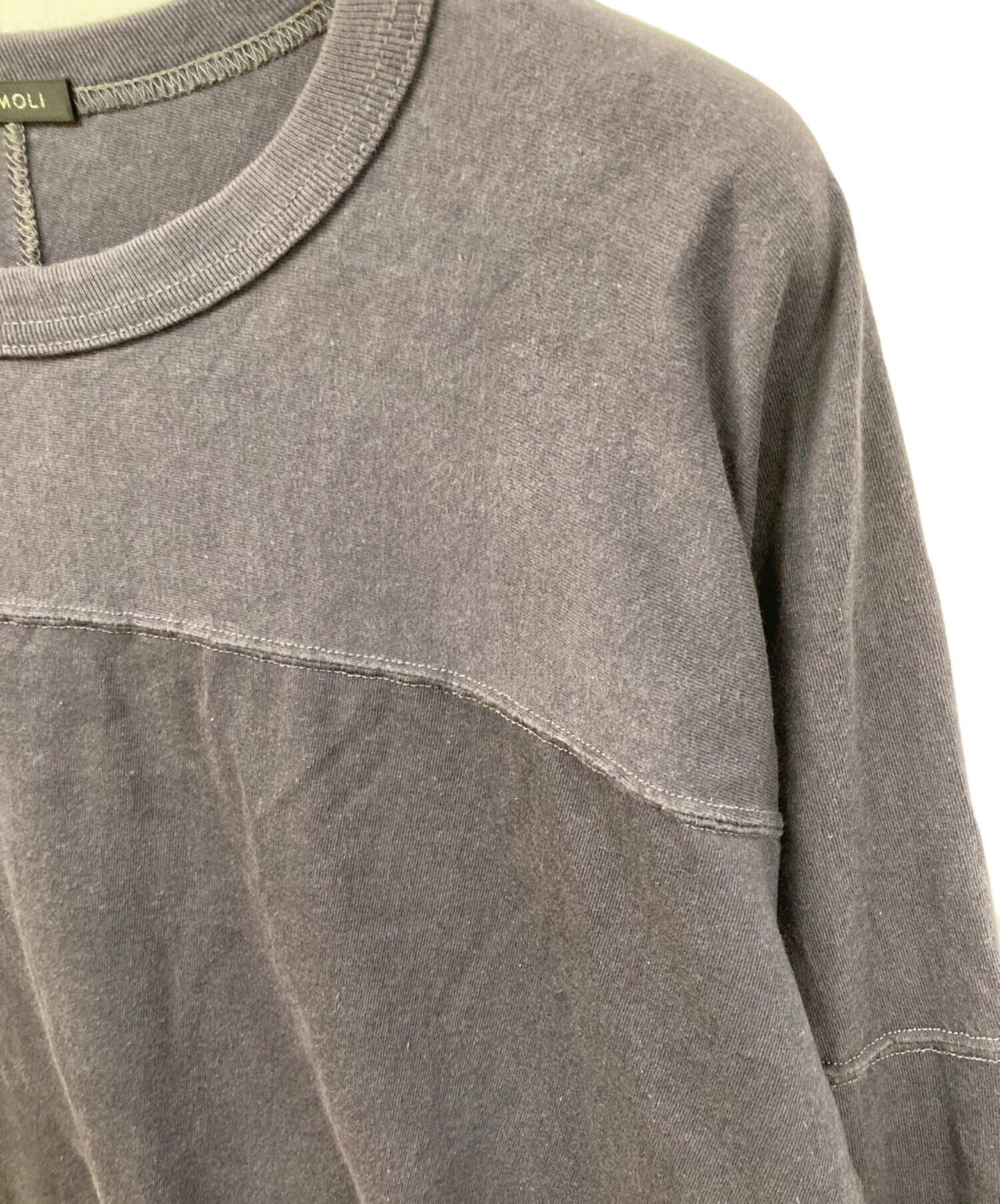 中古・古着通販】COMOLI (コモリ) フットボールTシャツ ネイビー
