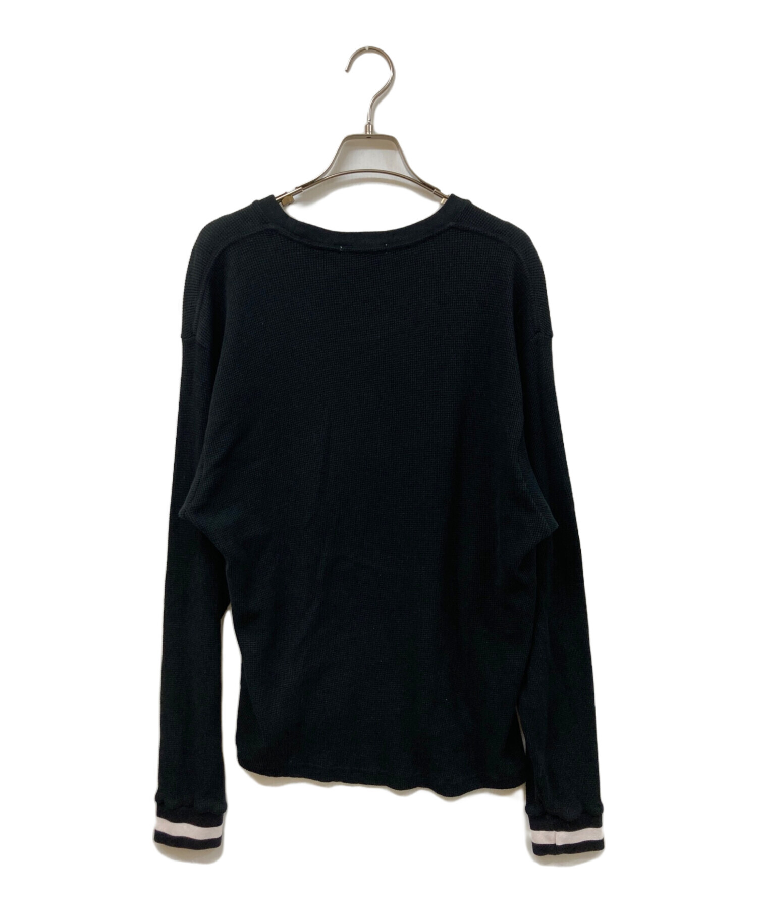 uniform experiment RBG CREWNECK KNIT 2 黒 中古・古着通販】uniform experiment (ユニフォームエクスペリメント