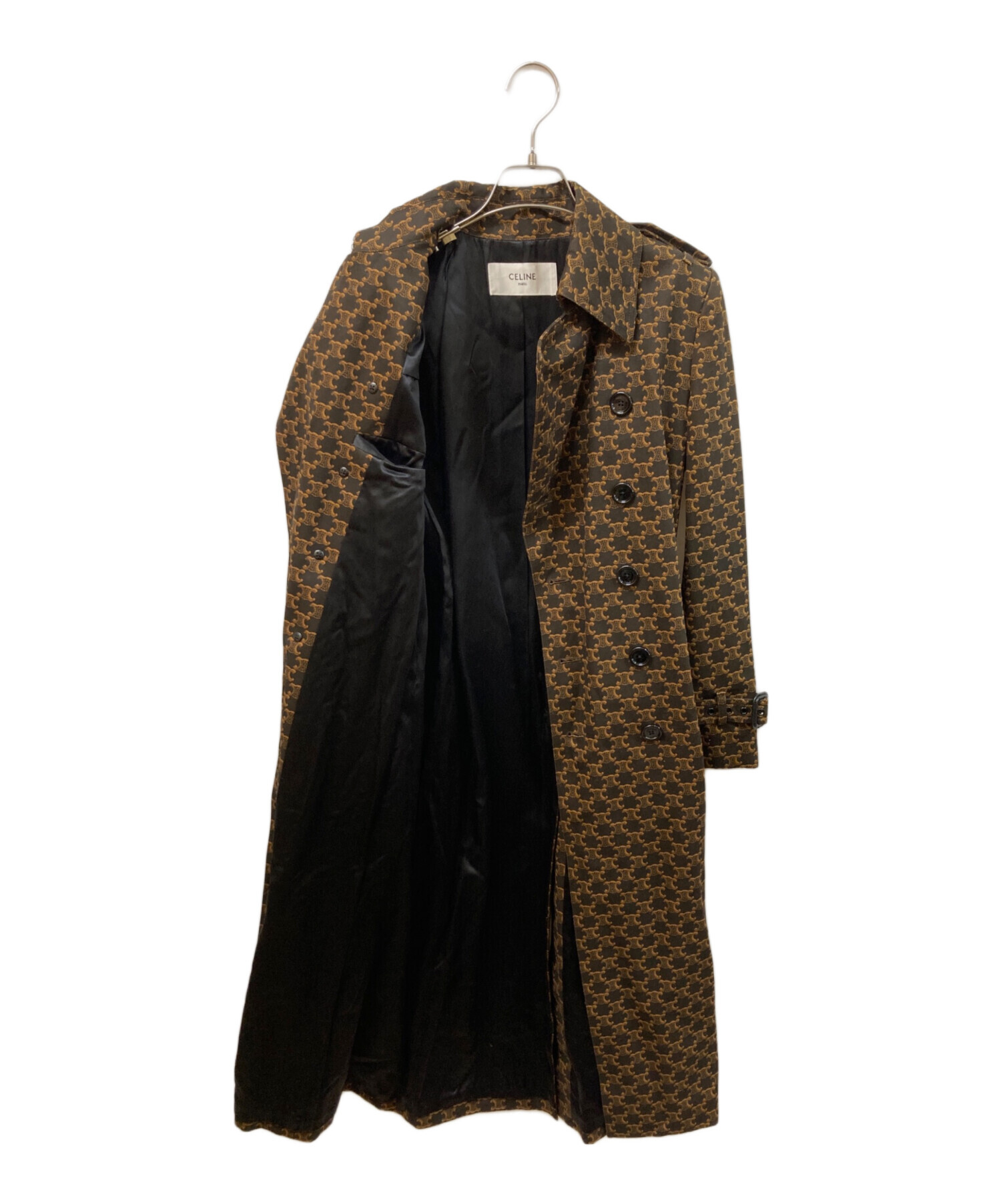 中古・古着通販】CELINE (セリーヌ) リオンフ柄 トレンチコート