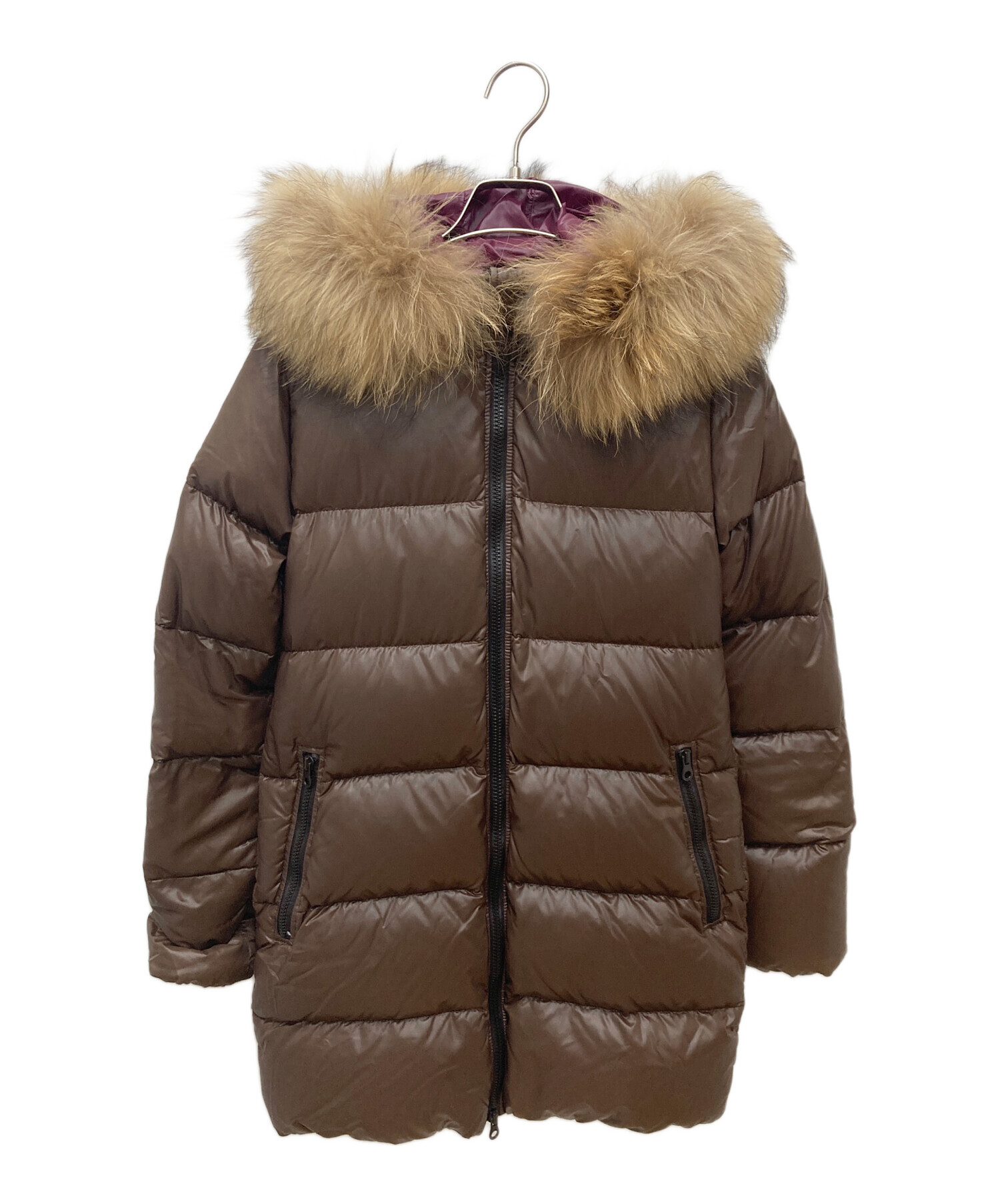 DUVETICA ダウンジャケット サイズ38 ブラウン